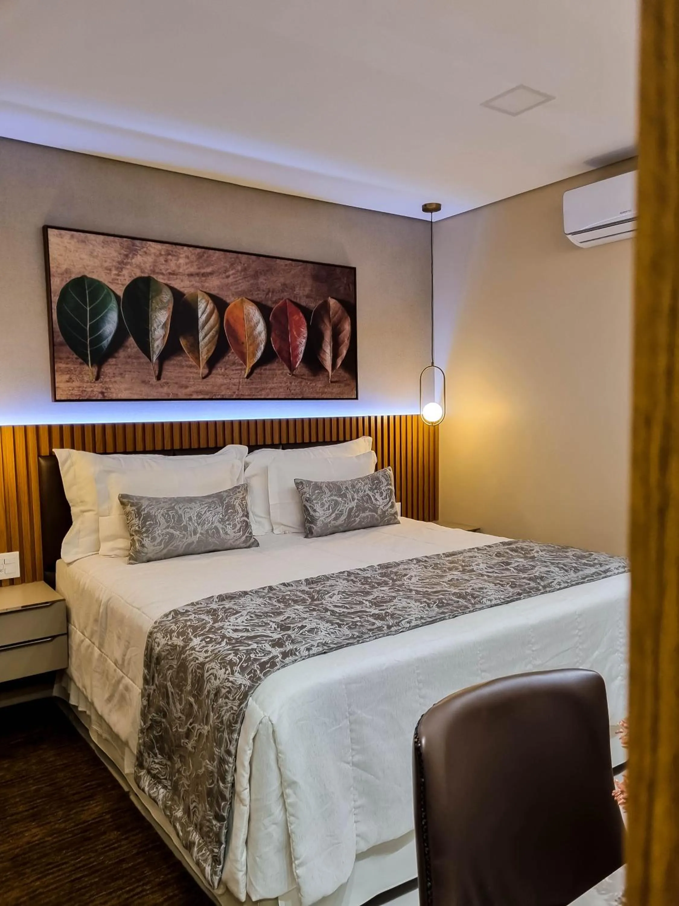 Bed in Ananda Pousada