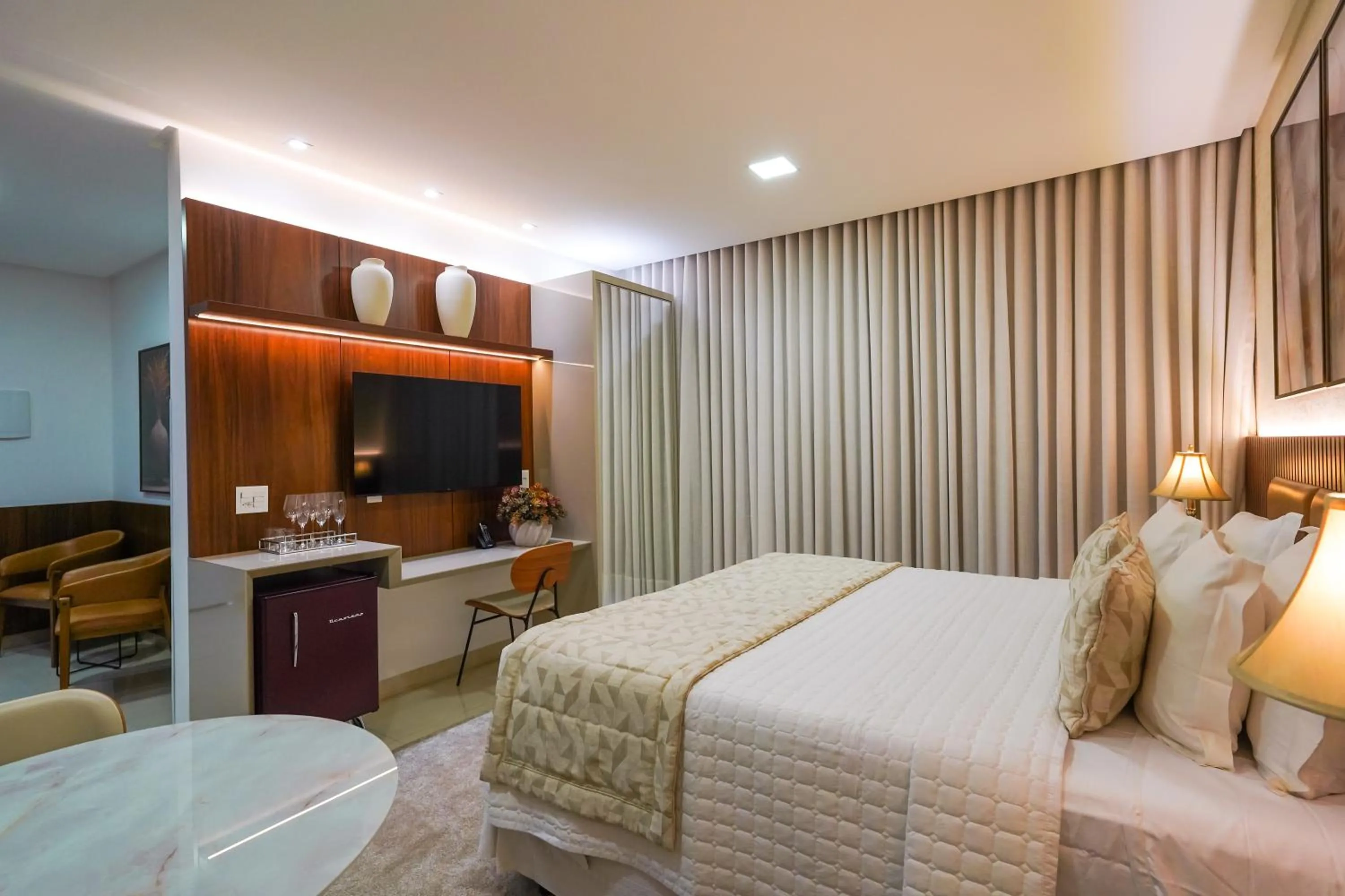 Bed in Ananda Pousada