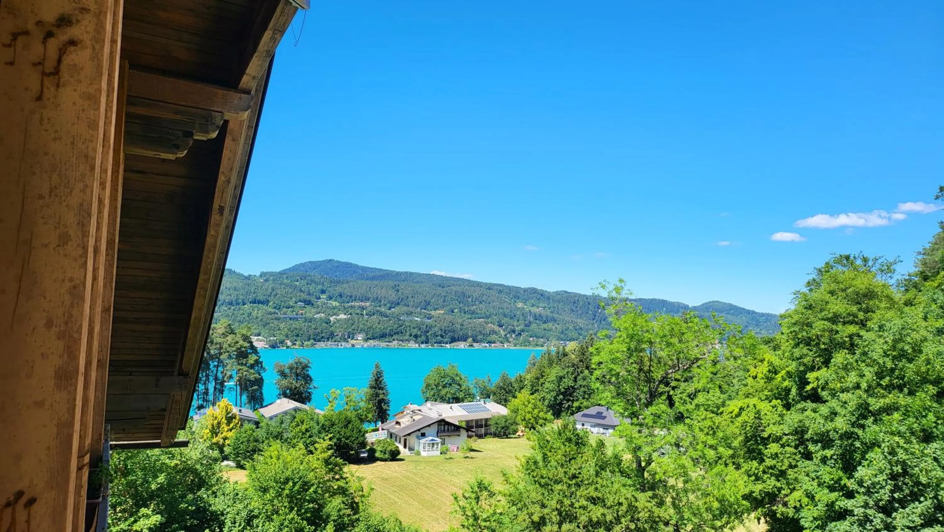 Lake view in Appart-Pension Seehang
