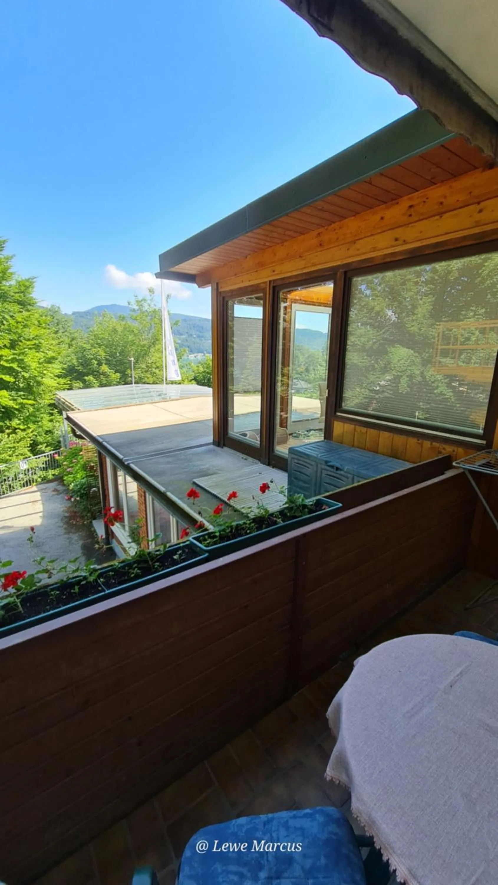 View (from property/room) in Appart-Pension Seehang