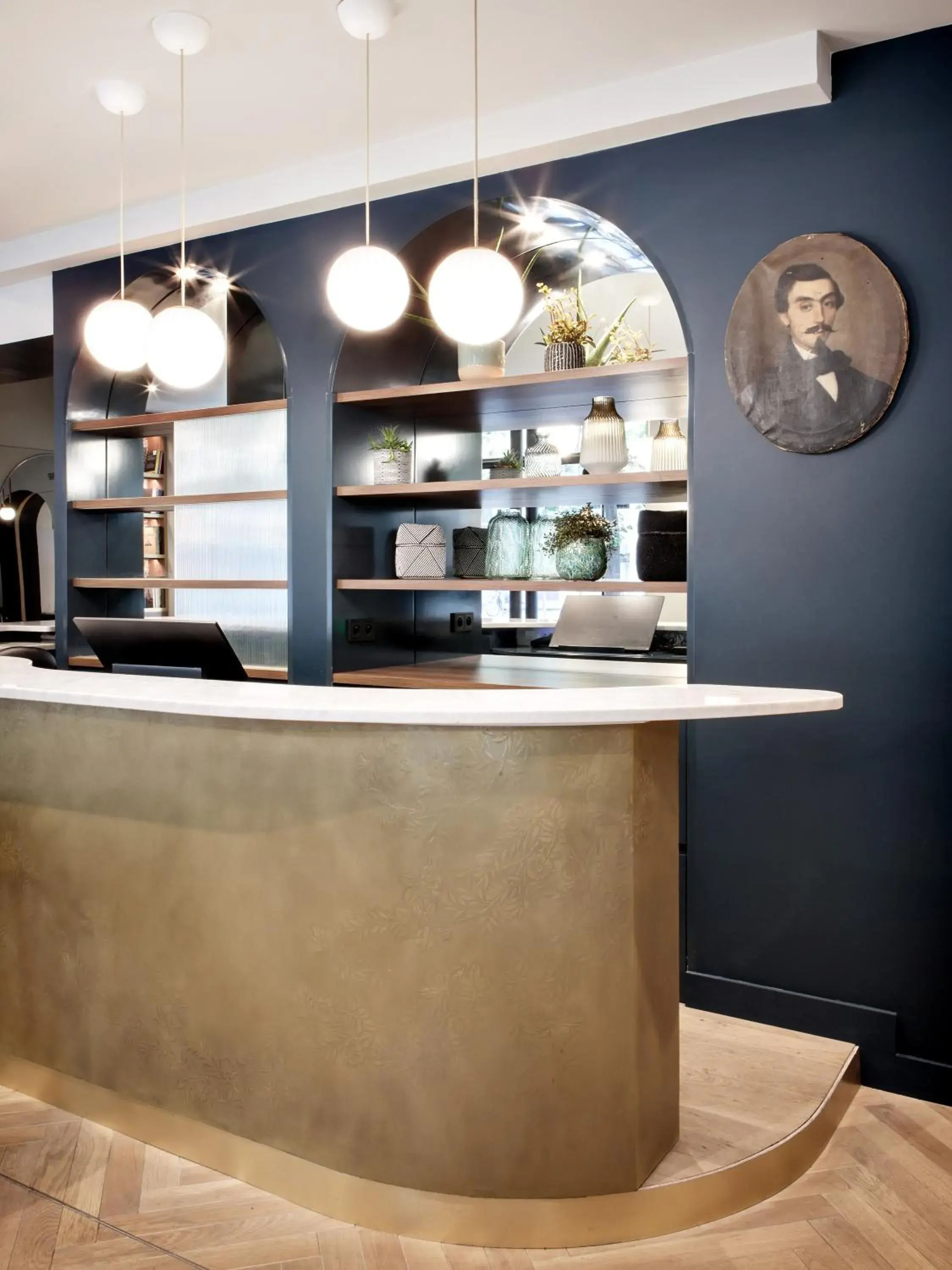 Lobby or reception in Hôtel Léopold - Orso Hotels Lobby or reception in Hôtel Léopold - Orso Hotels