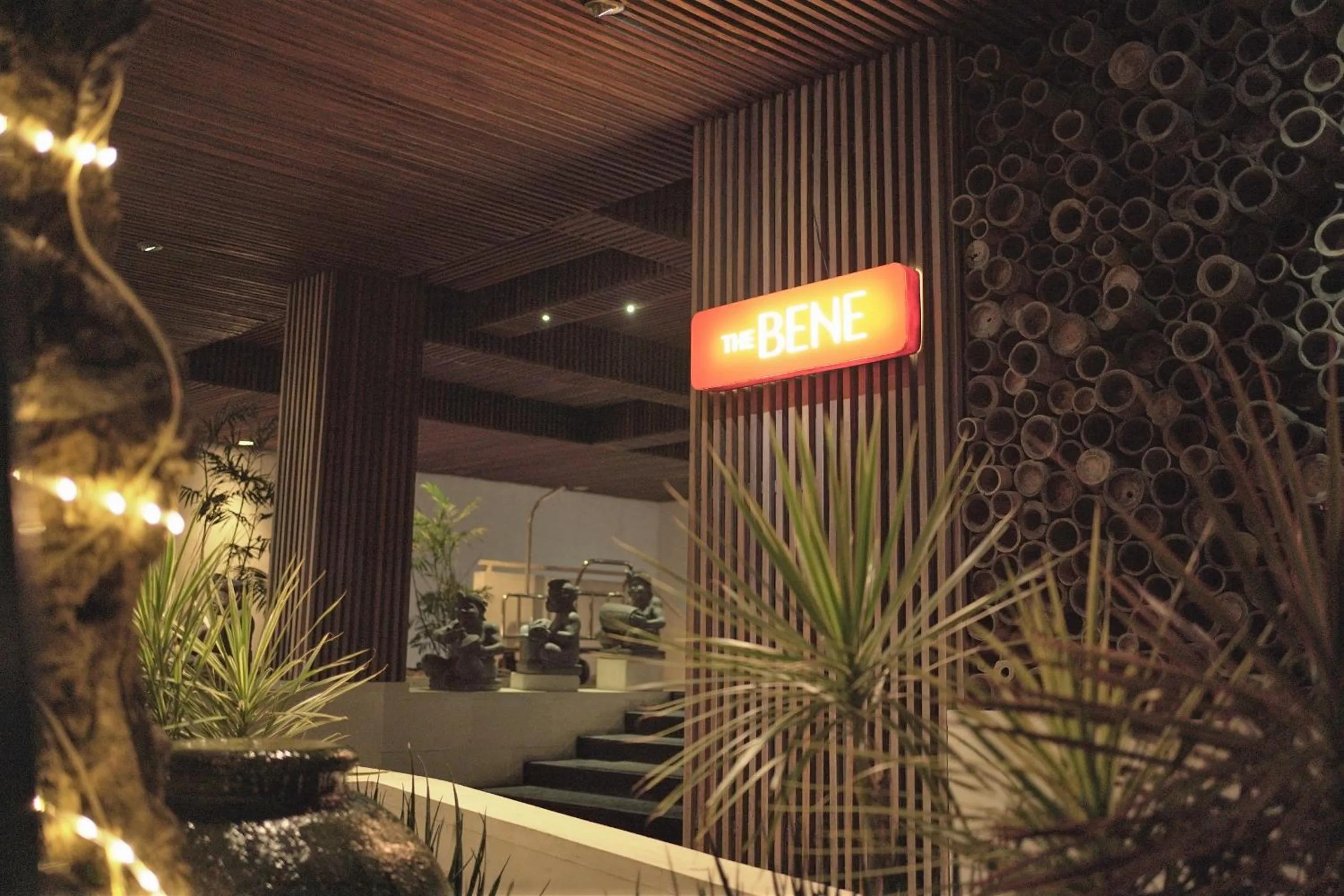 Property logo or sign in The Bene Hotel