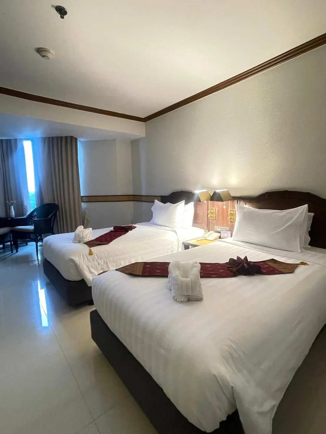 Bed in Suntara Wellness Resort & Hotel