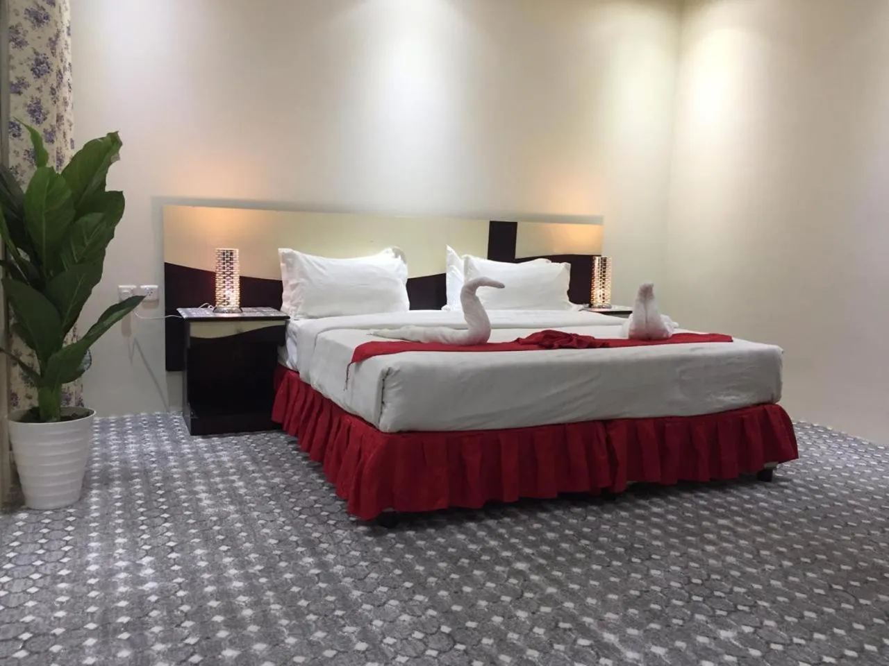Bed in Merfal Hotel Apartments Al Taawan