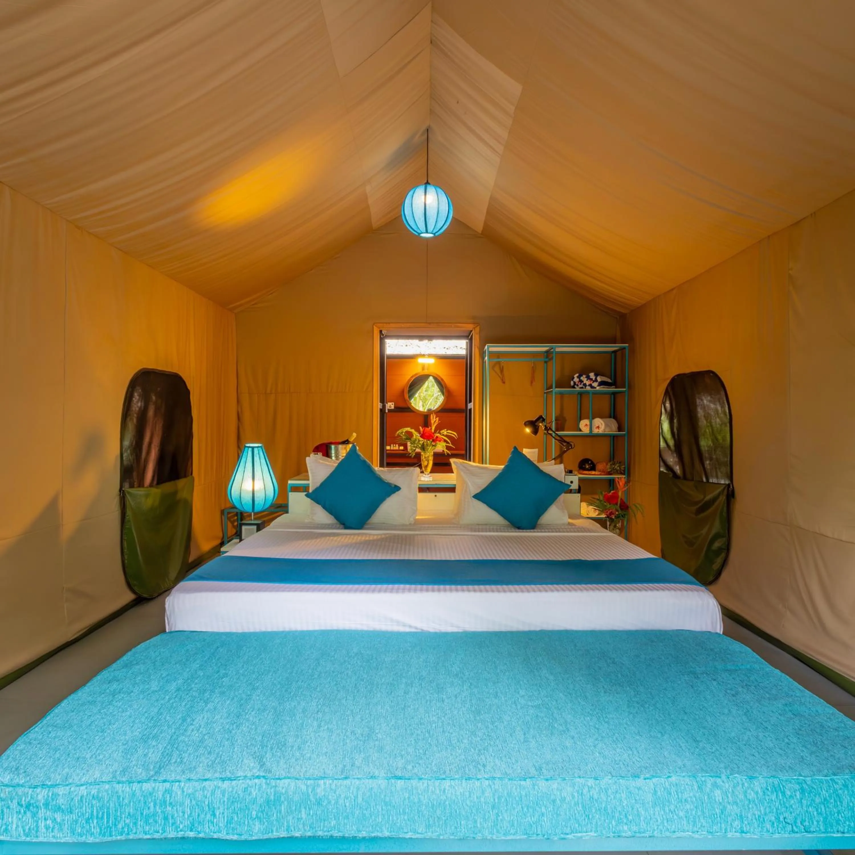 Bed in Athgira River Camping - Udawalawe