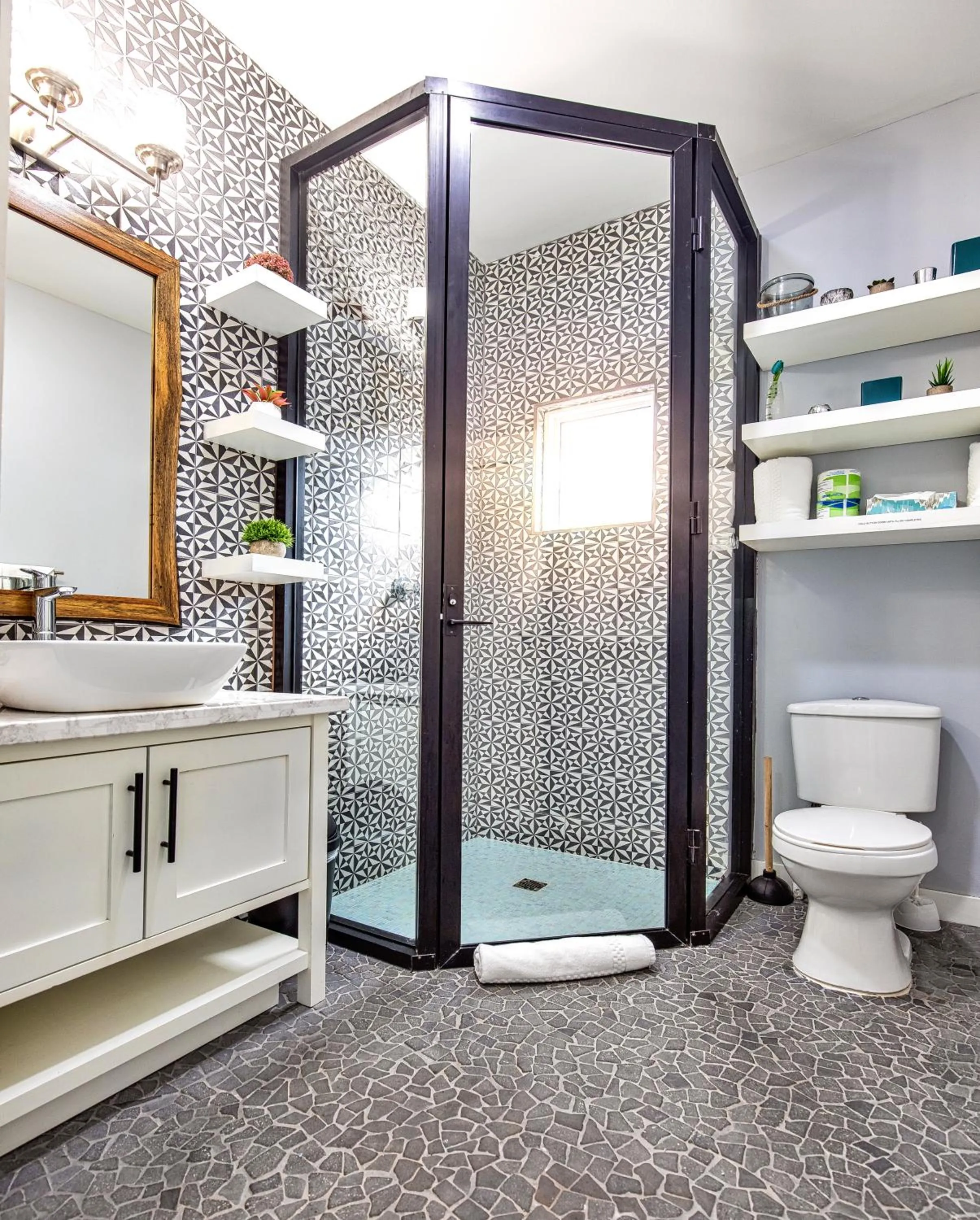 Shower in Mangata Villas Adults Only