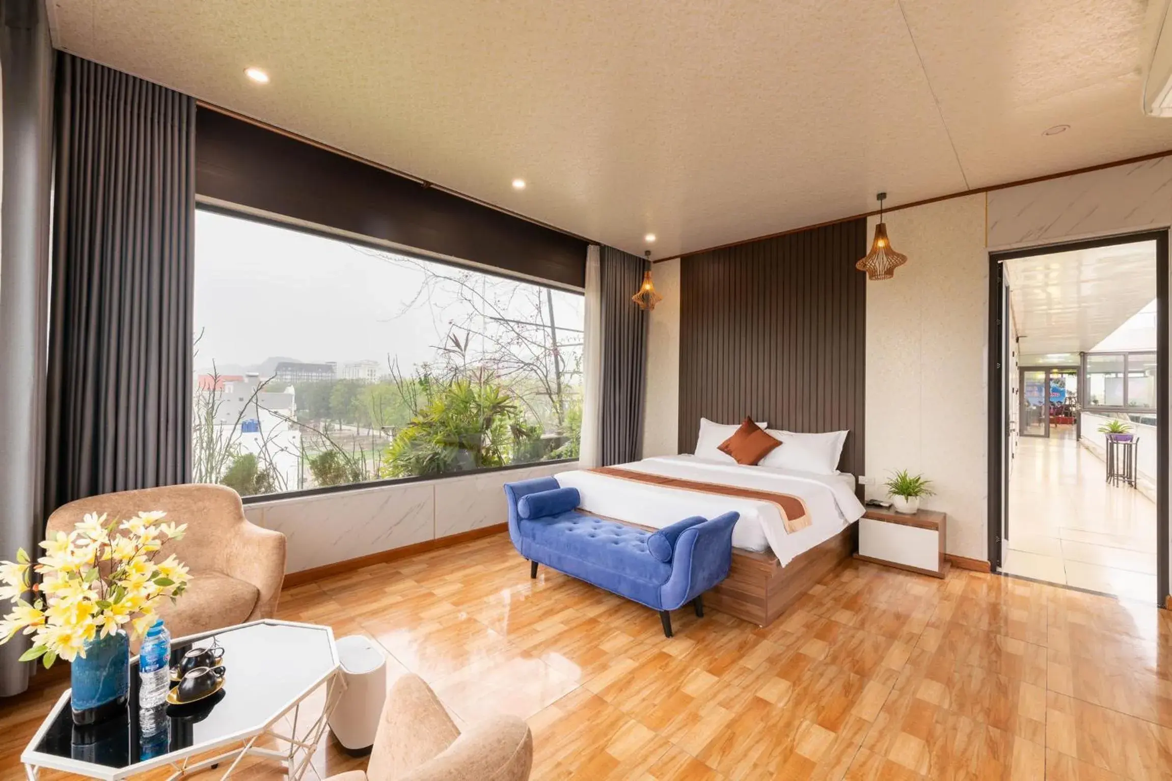 Bed in TAM COC SUNSHINE HOTEL Bed in TAM COC SUNSHINE HOTEL