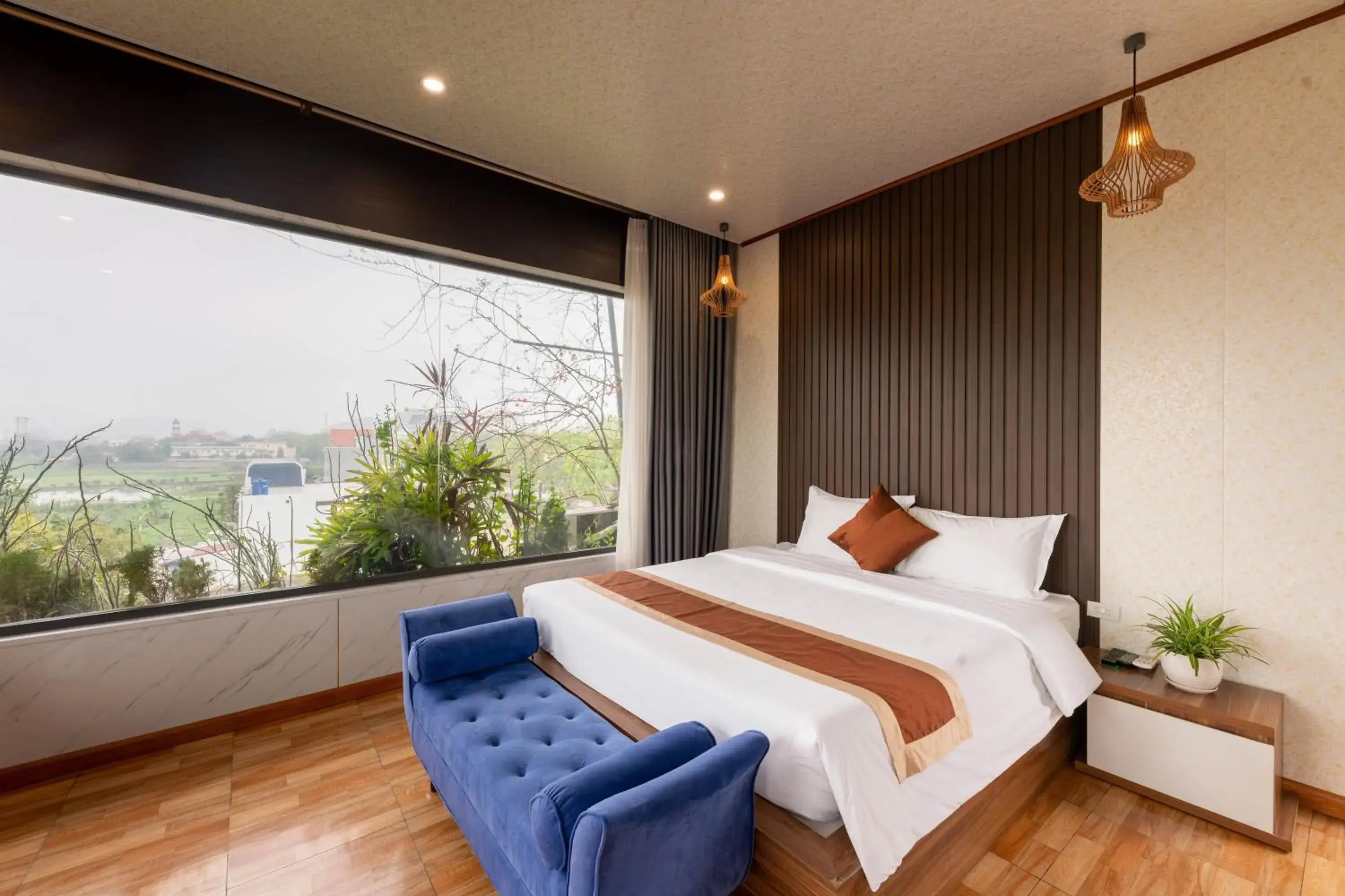 Bed in TAM COC SUNSHINE HOTEL Bed in TAM COC SUNSHINE HOTEL