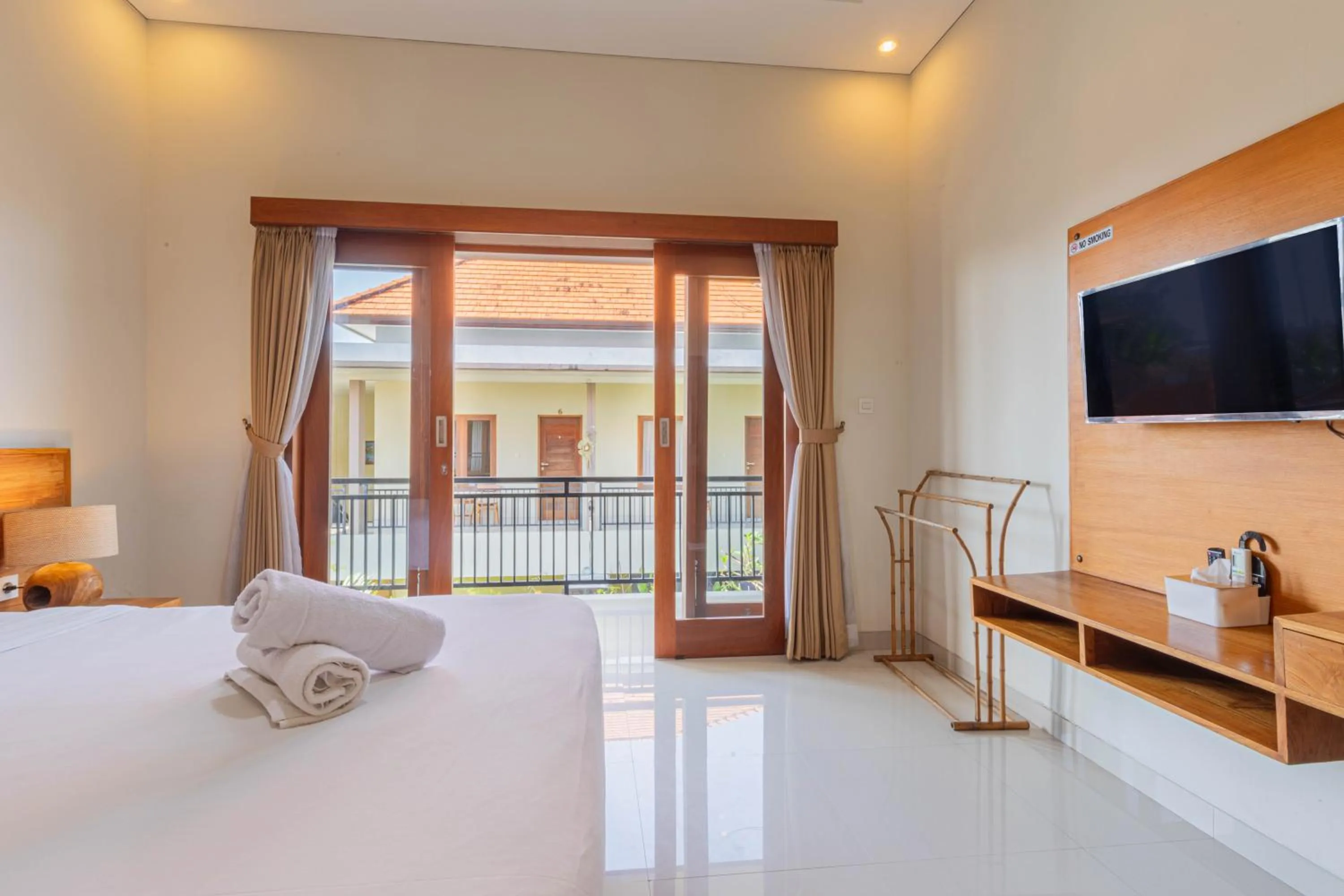 View (from property/room), Bed in Komala Homestay