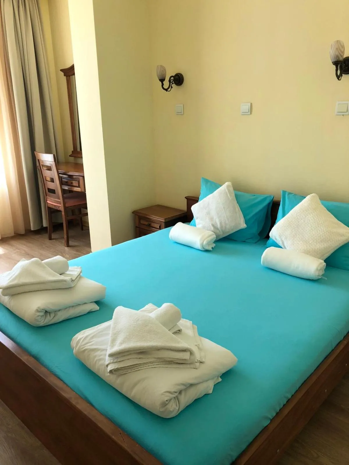 Bed in Family Hotel Littoral