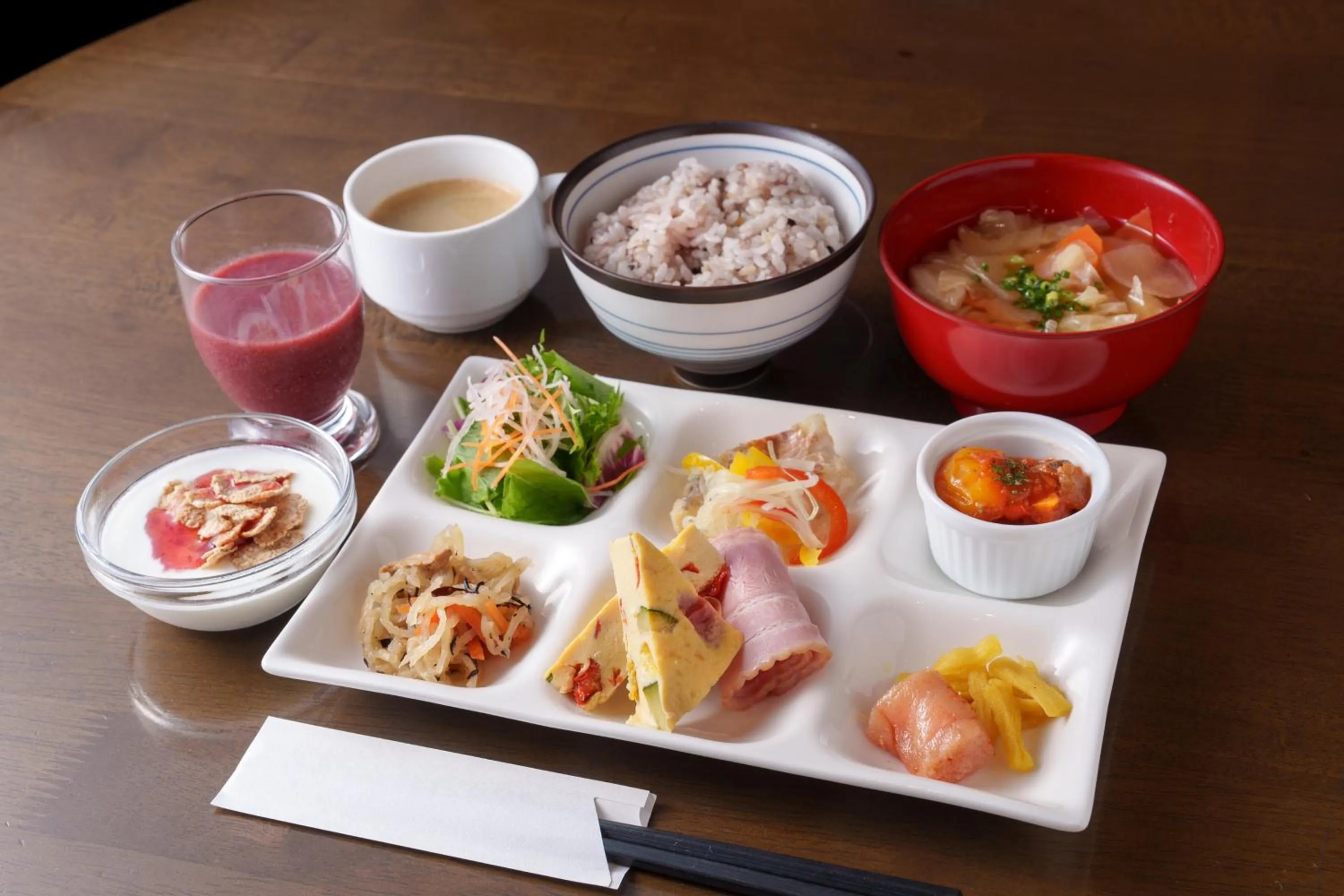 Breakfast in Hotel Eclair Hakata