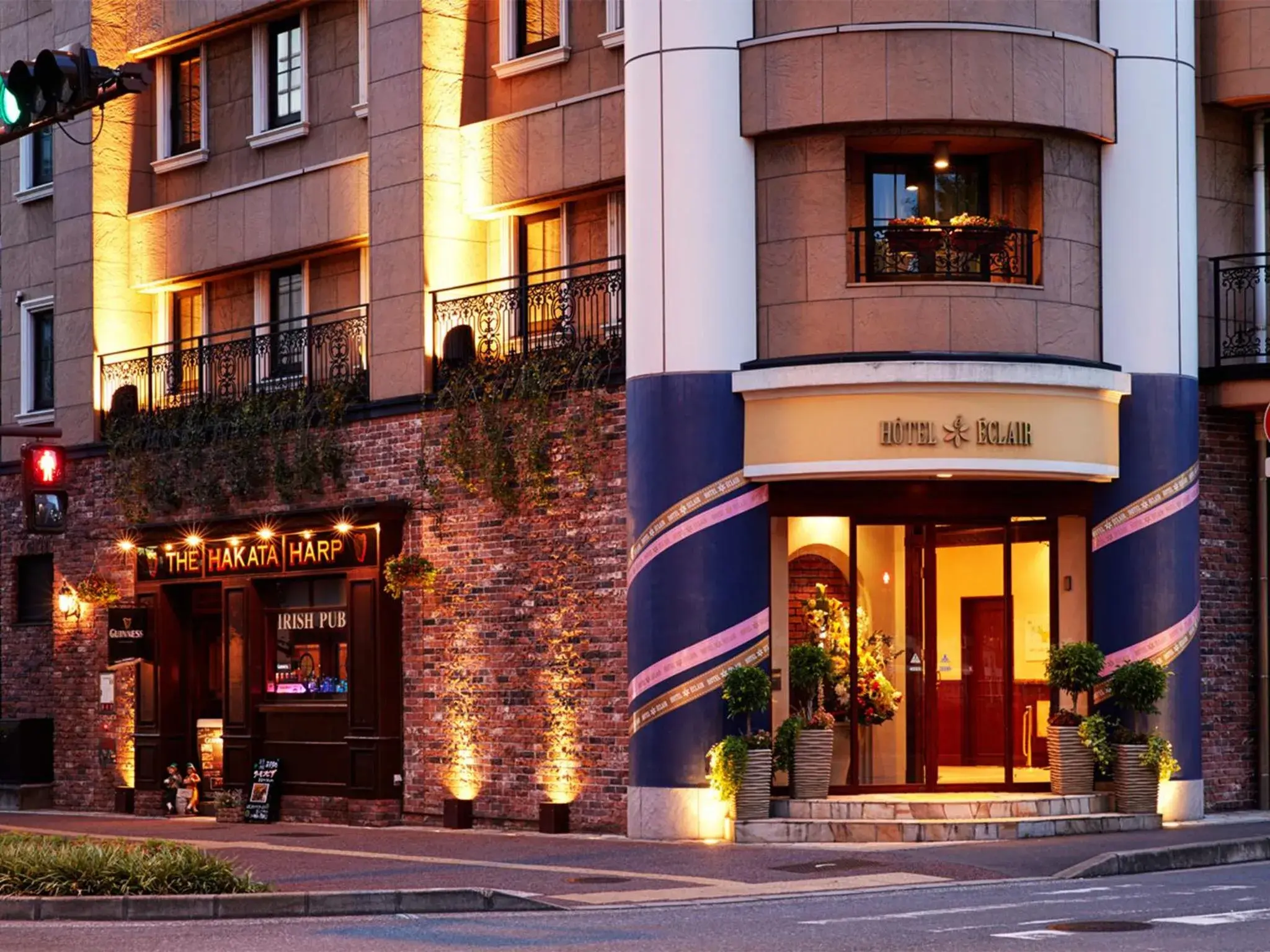 Property building in Hotel Eclair Hakata Property building in Hotel Eclair Hakata