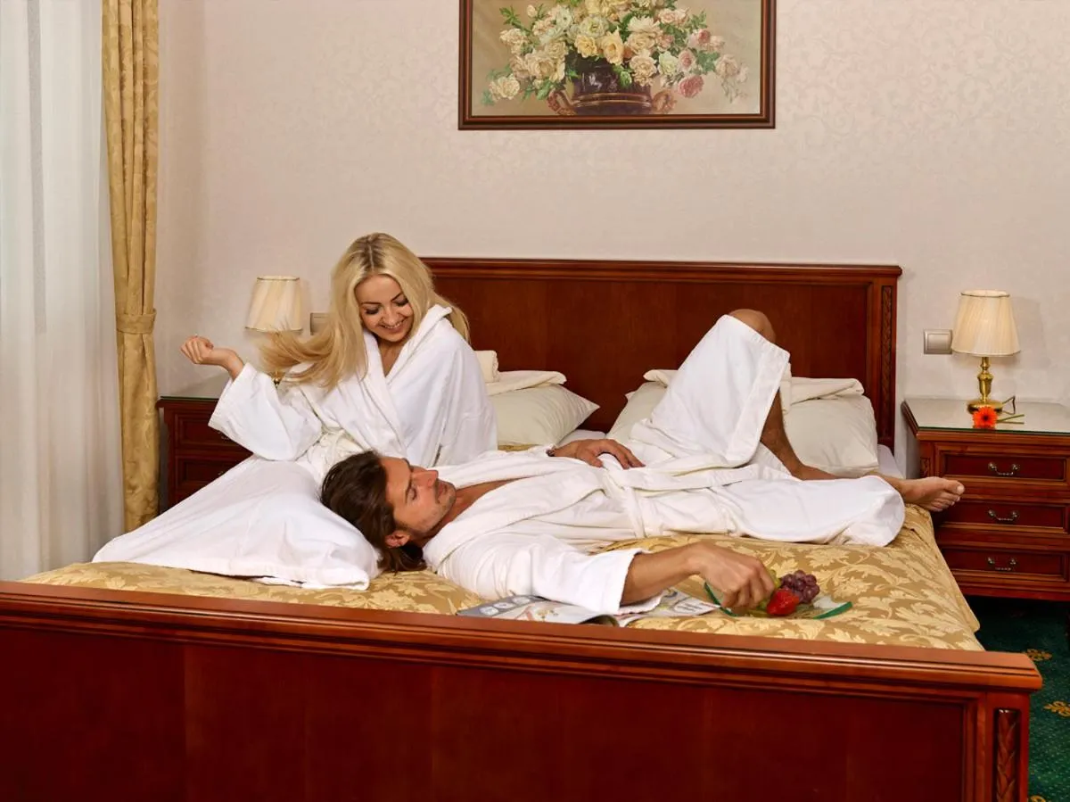 Bed in Hotel Stefanik