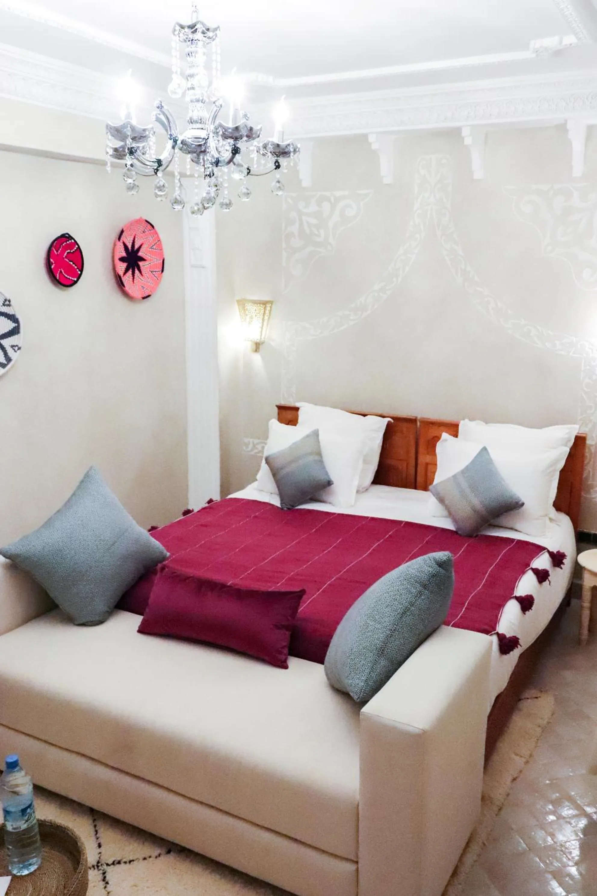 Bed in Riad azra Marrakech