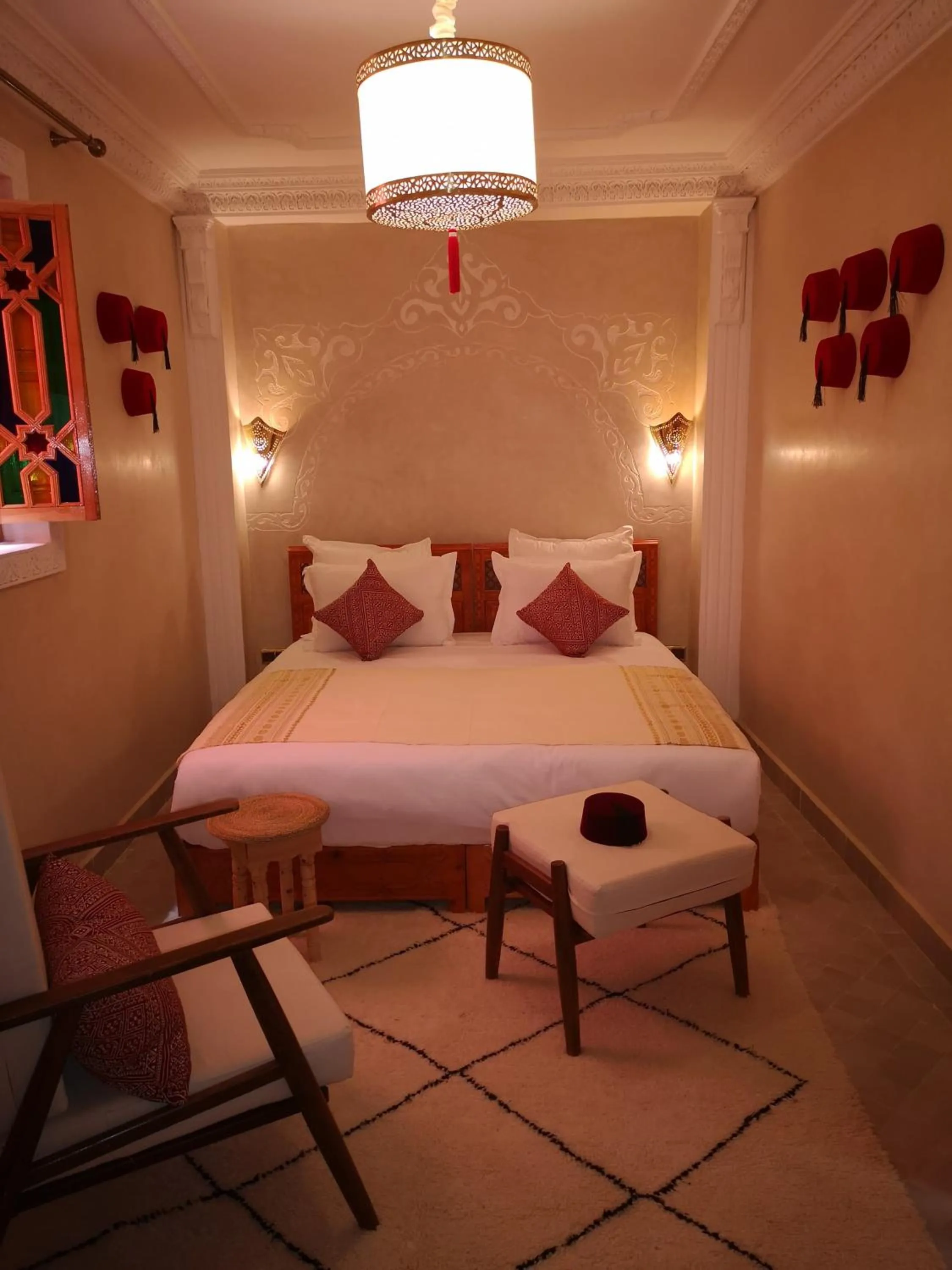Bed in Riad azra Marrakech