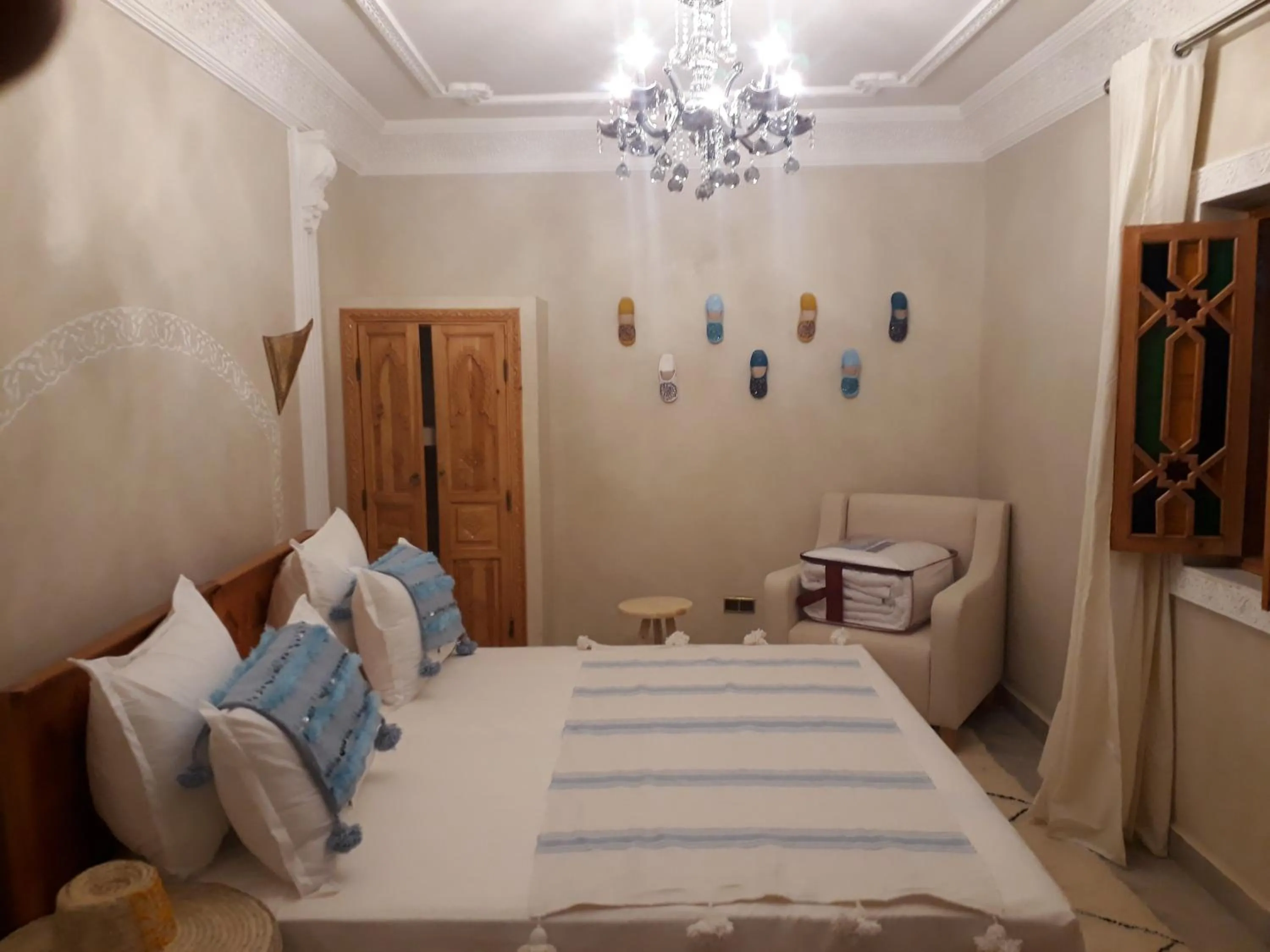 Bed in Riad azra Marrakech