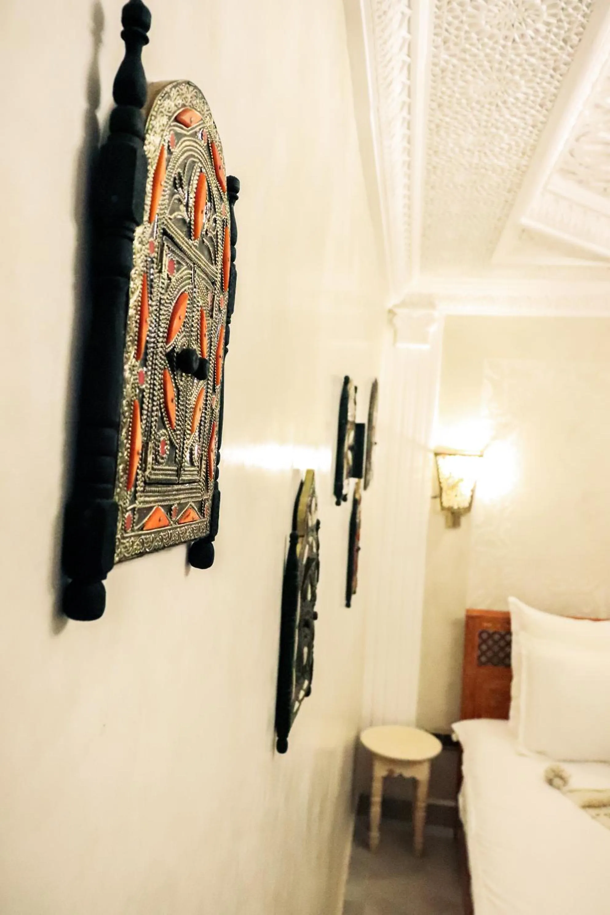 Bed in Riad azra Marrakech