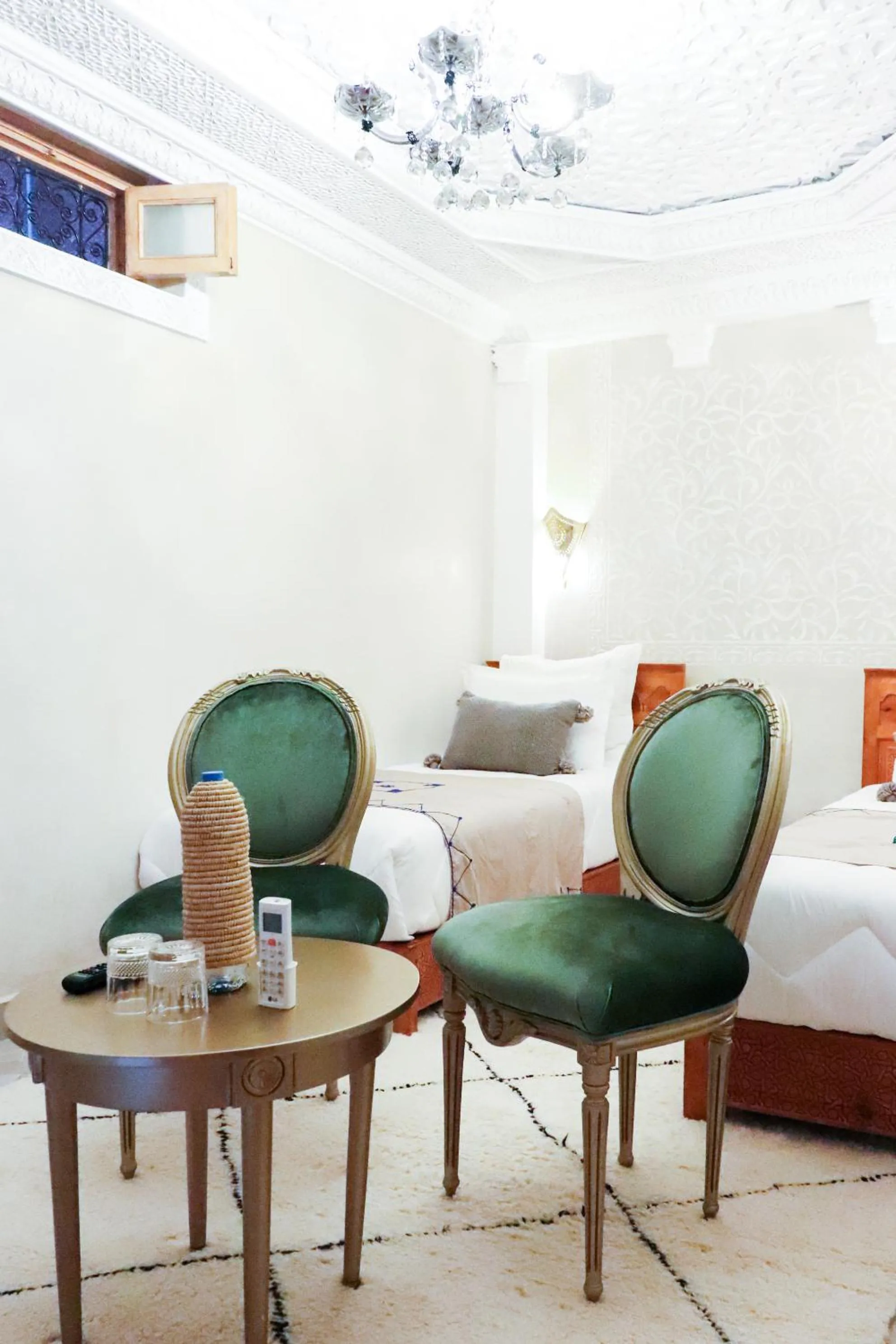 Bed in Riad azra Marrakech