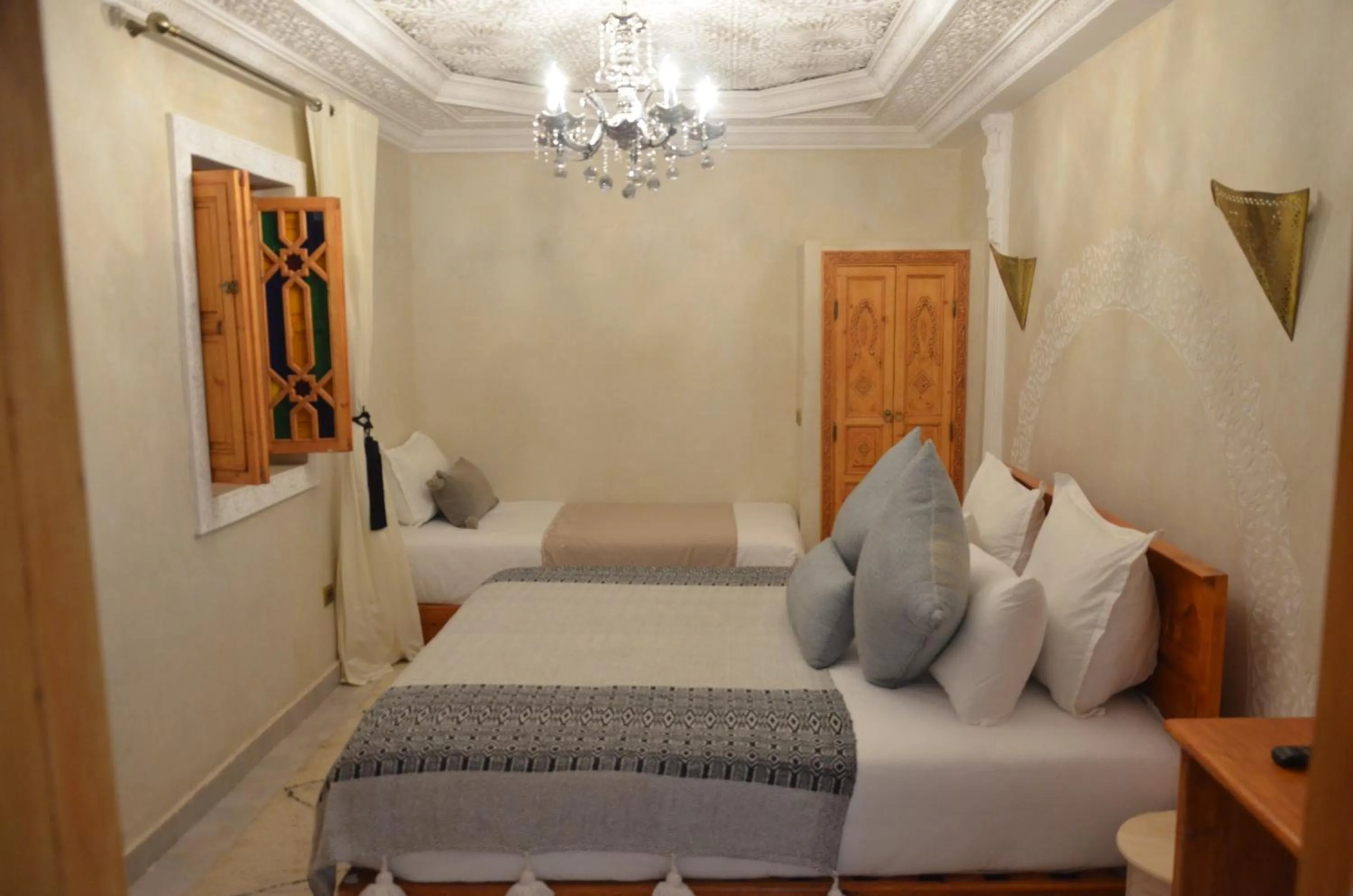 Bed in Riad azra Marrakech