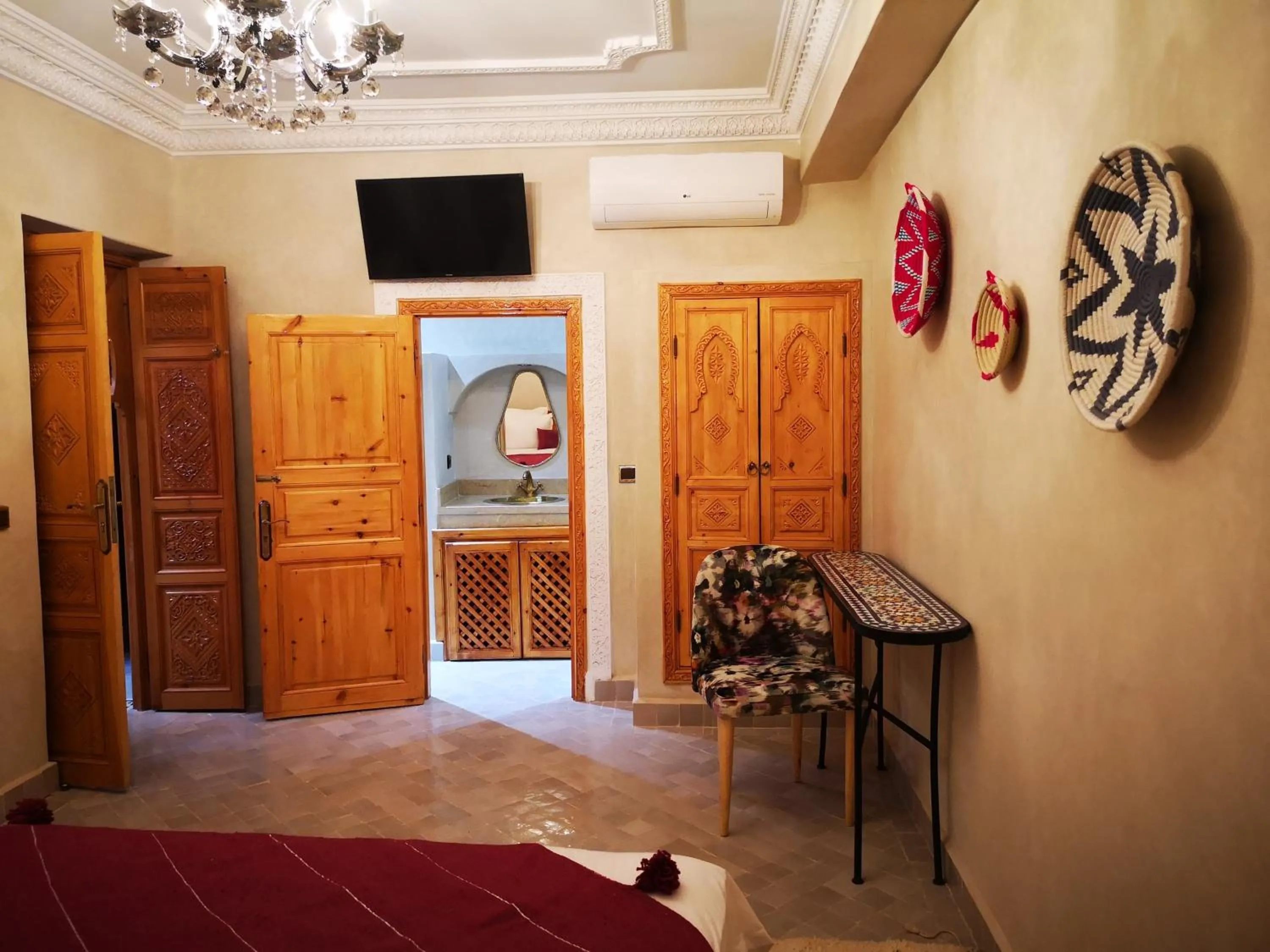 Bed in Riad azra Marrakech