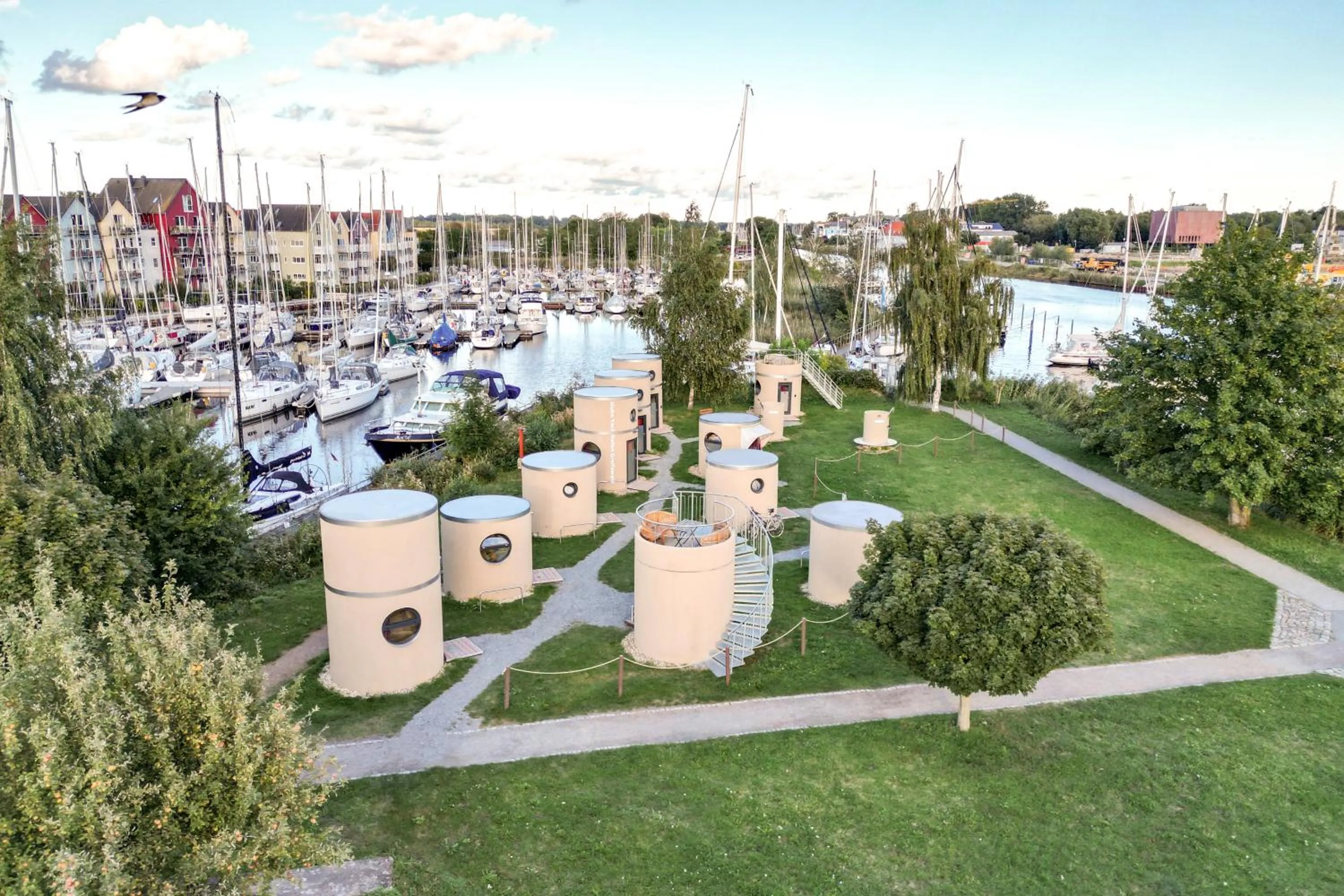 Property building in slube am Yachthafen Greifswald