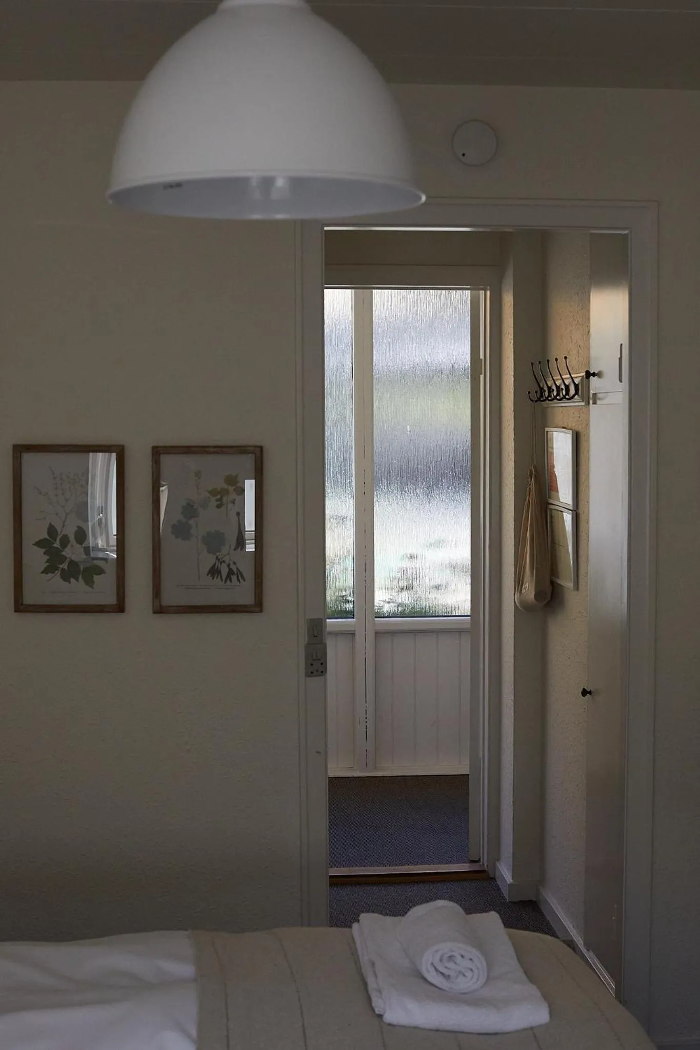 Bed in Hotel Saxkjøbing