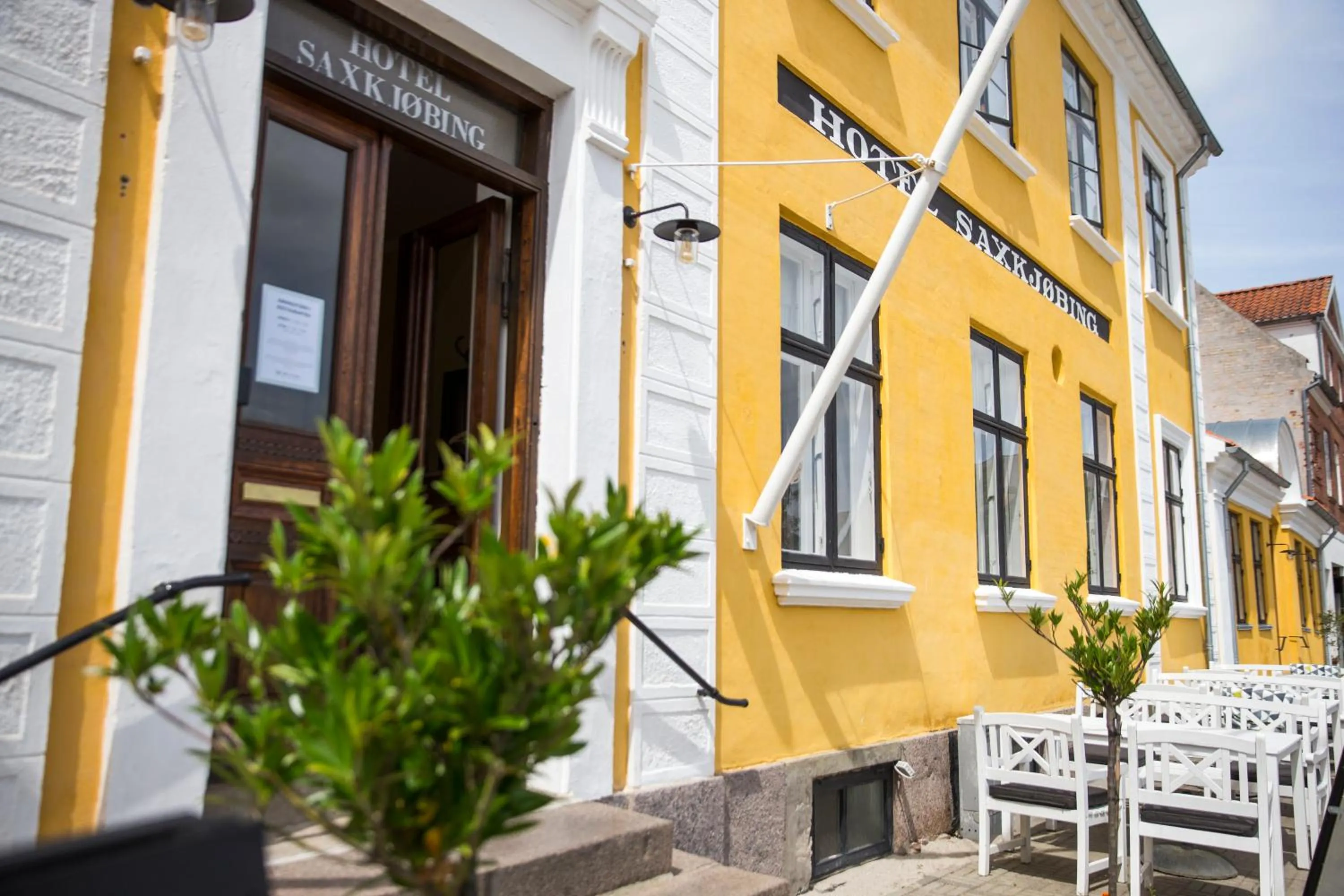 Facade/entrance in Hotel Saxkjøbing