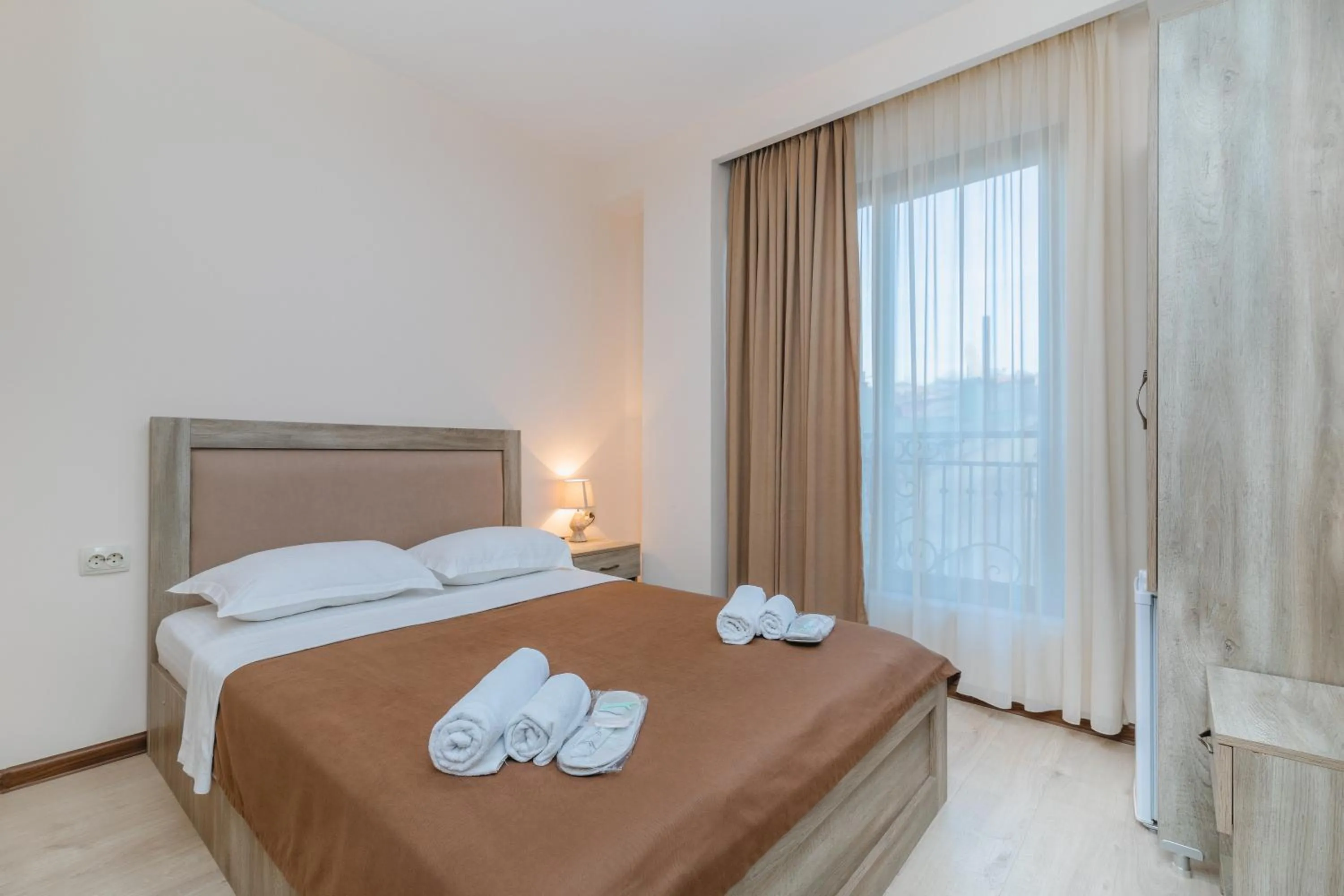 Bed in Gala Boutique Hotel