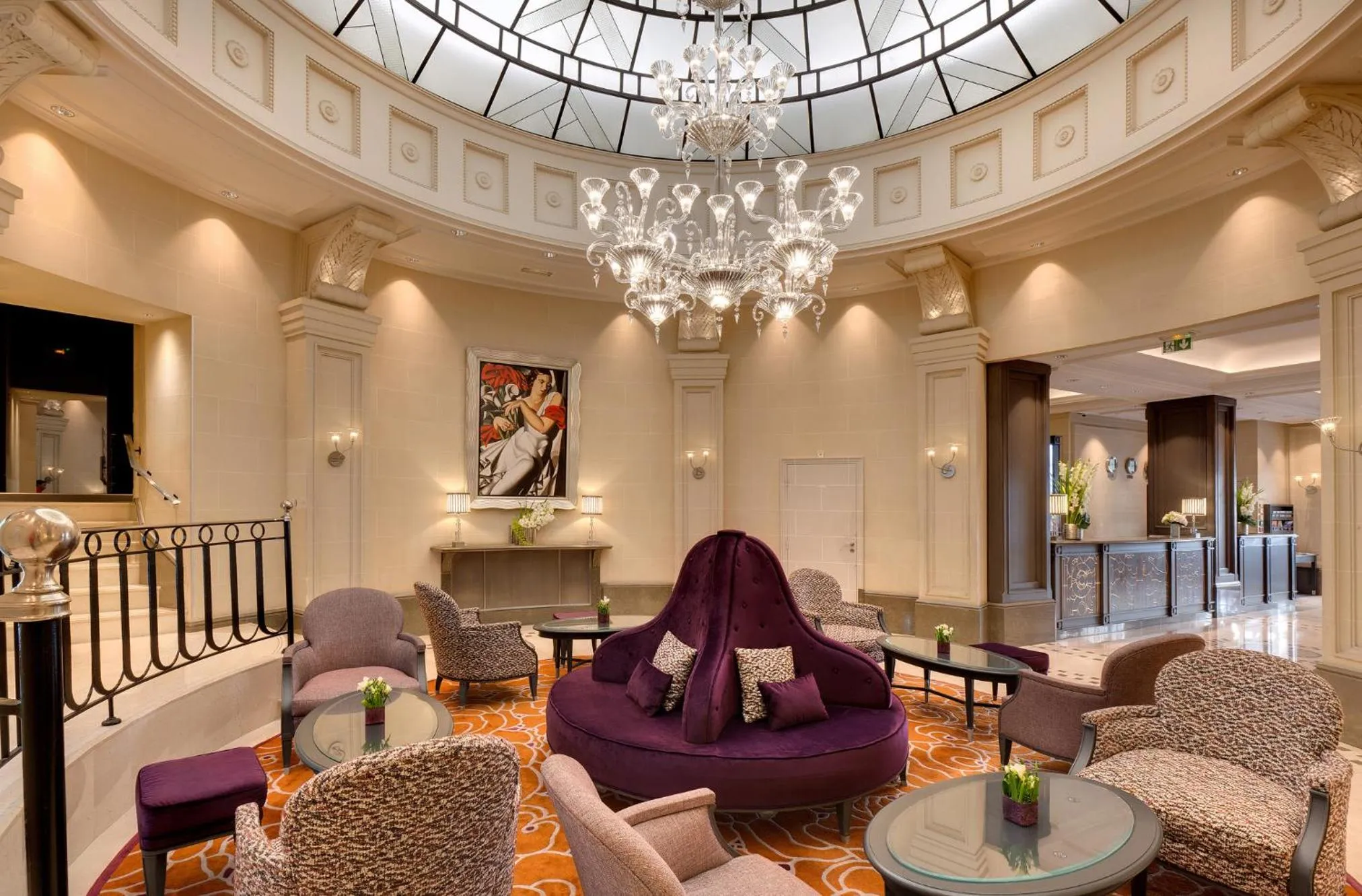 Lobby or reception in Hôtel Château Frontenac