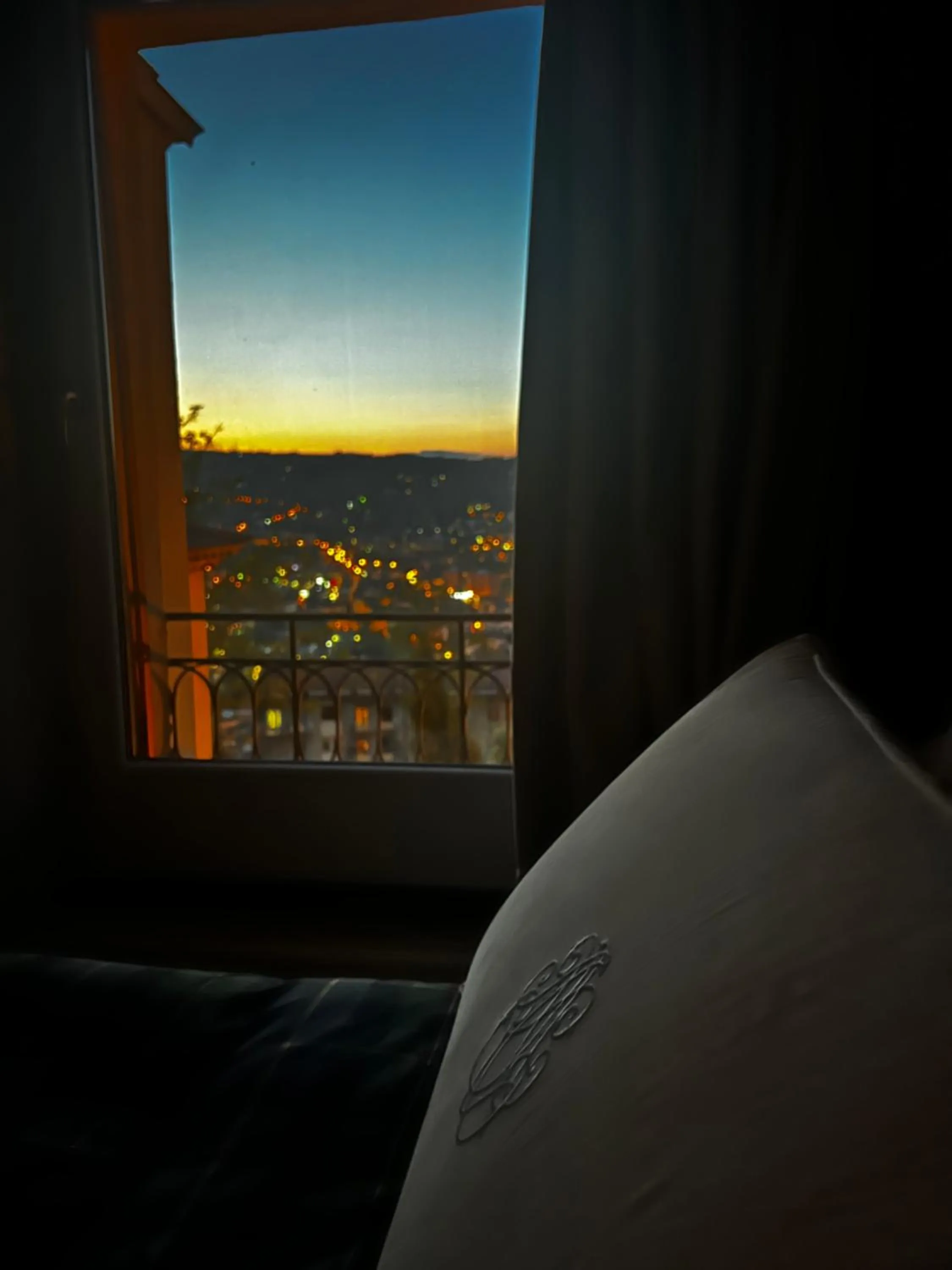 Balcony/Terrace, Bed in B&B La Cuntana