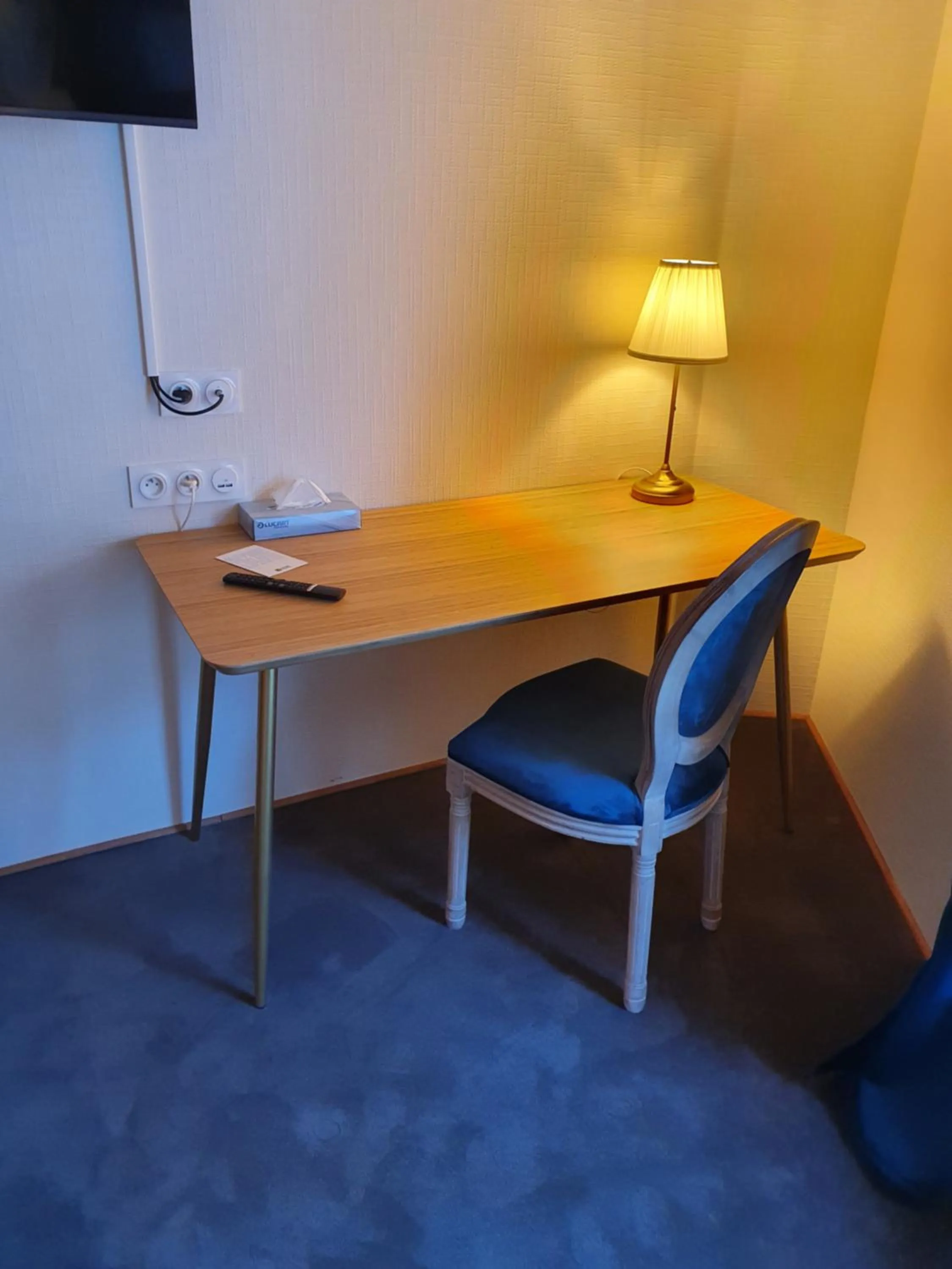 TV and multimedia in Logis Hôtel Restaurant L'Odyssée Champêtre