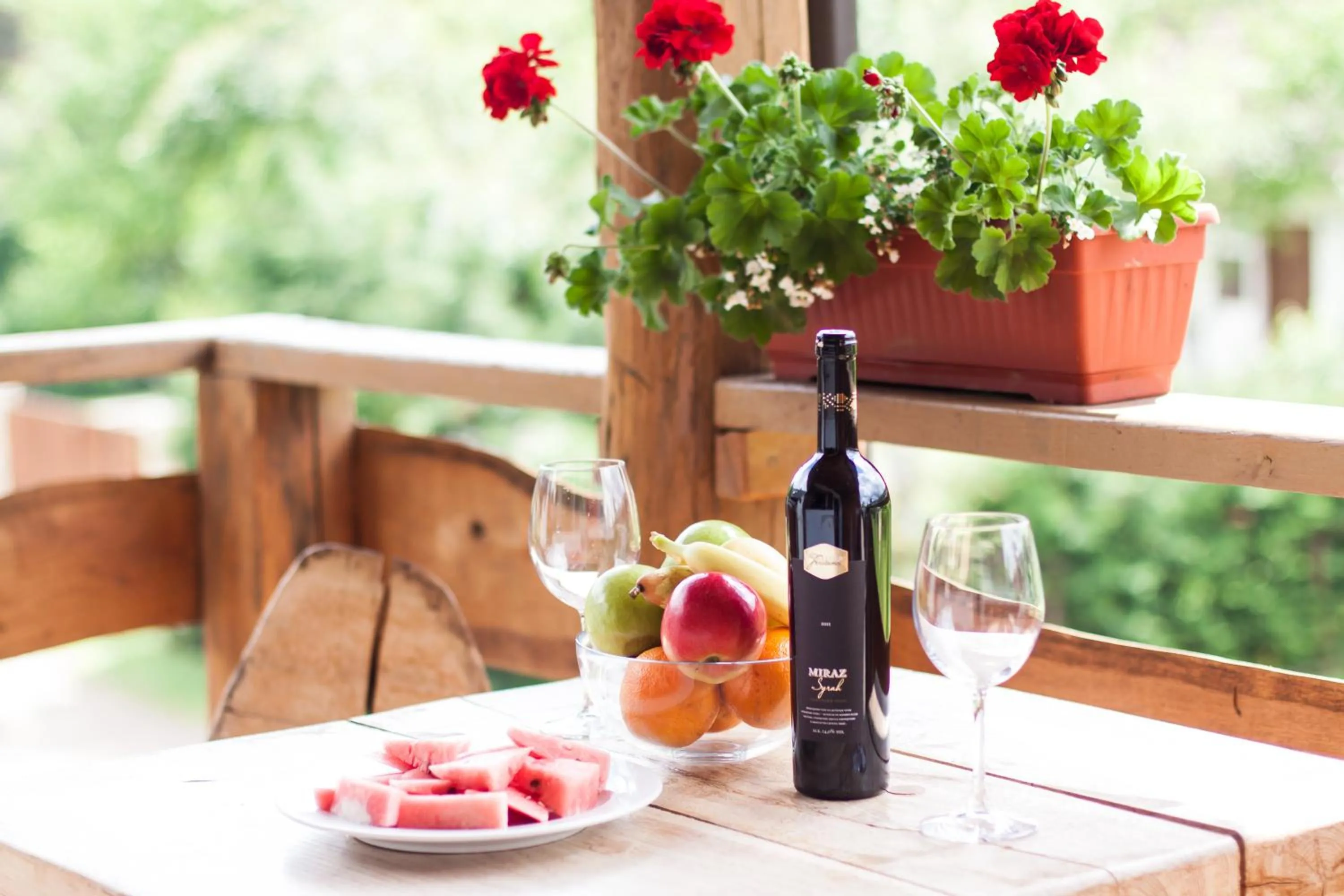 Superior Double Room with Terrace in B&B Plitvica Lodge