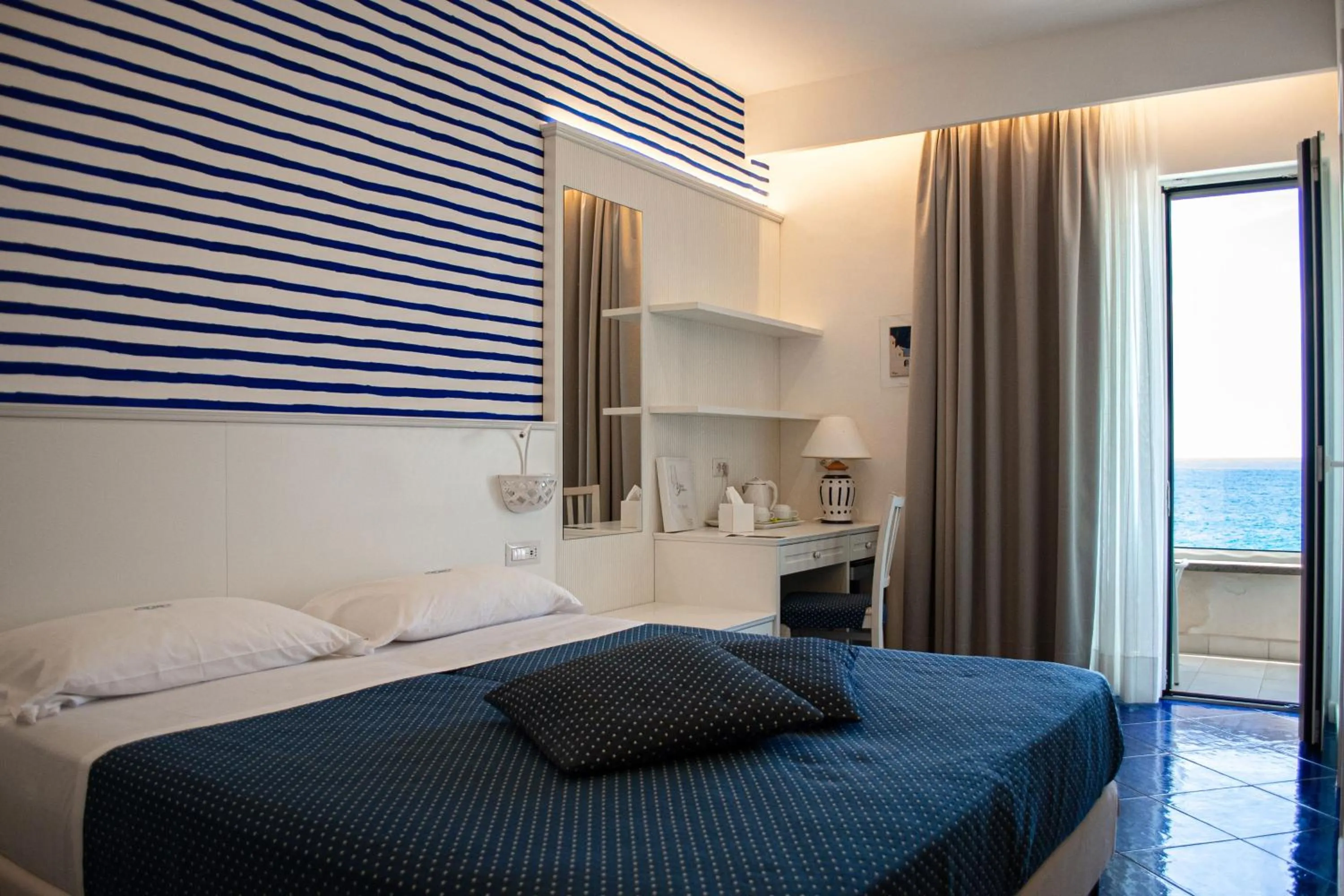 Bed in Hotel Calanca