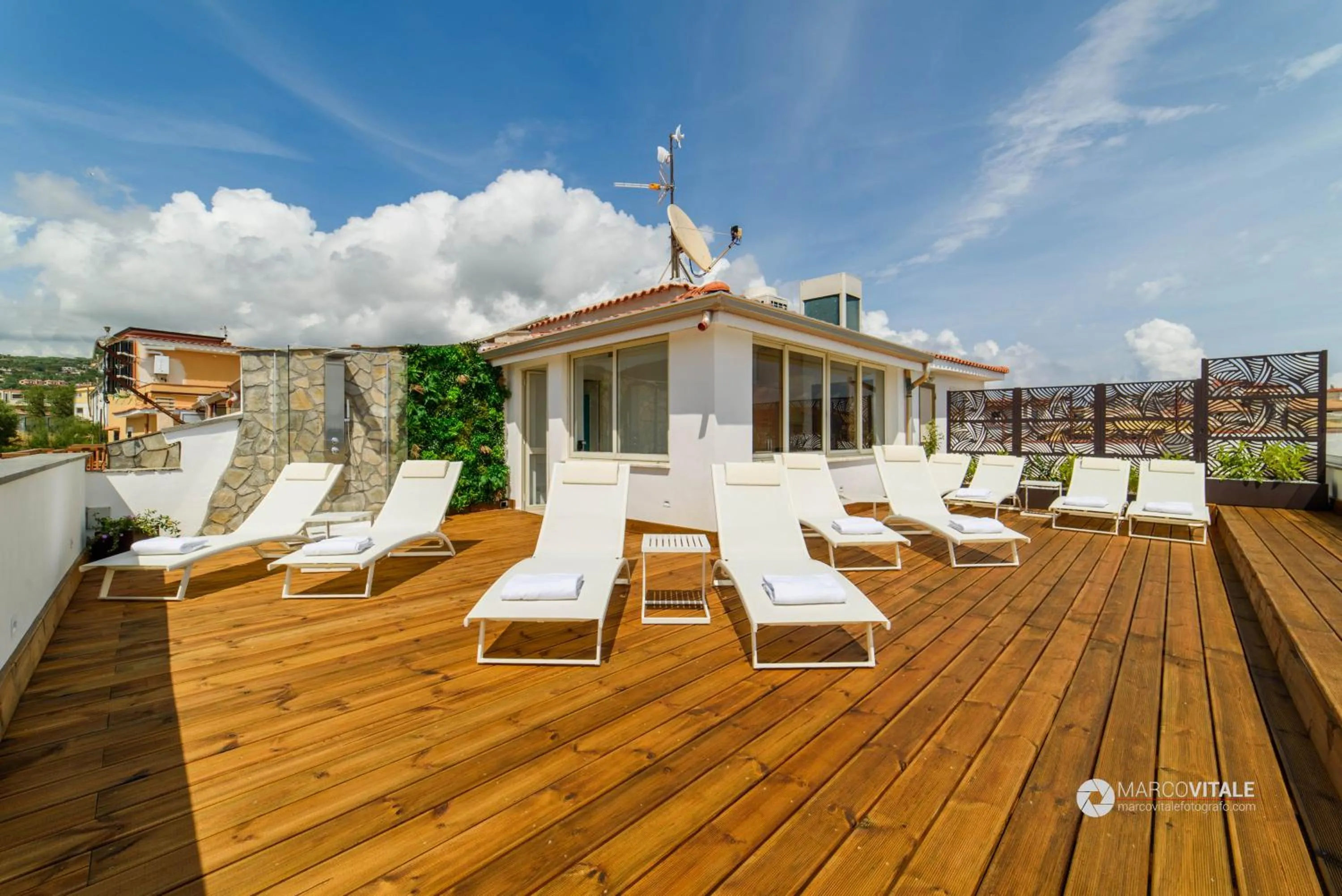 Solarium in Hotel Calanca