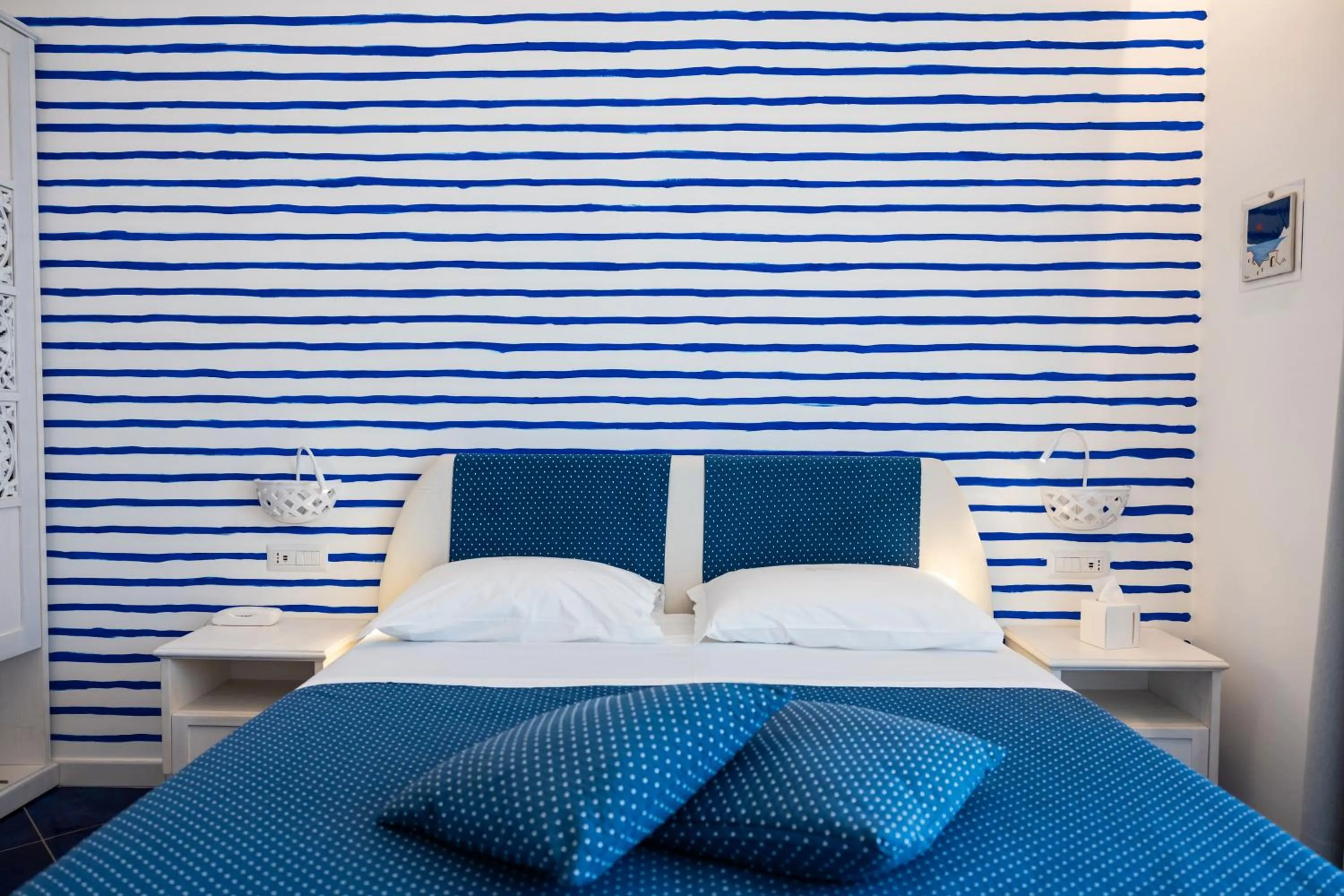 Bed in Hotel Calanca