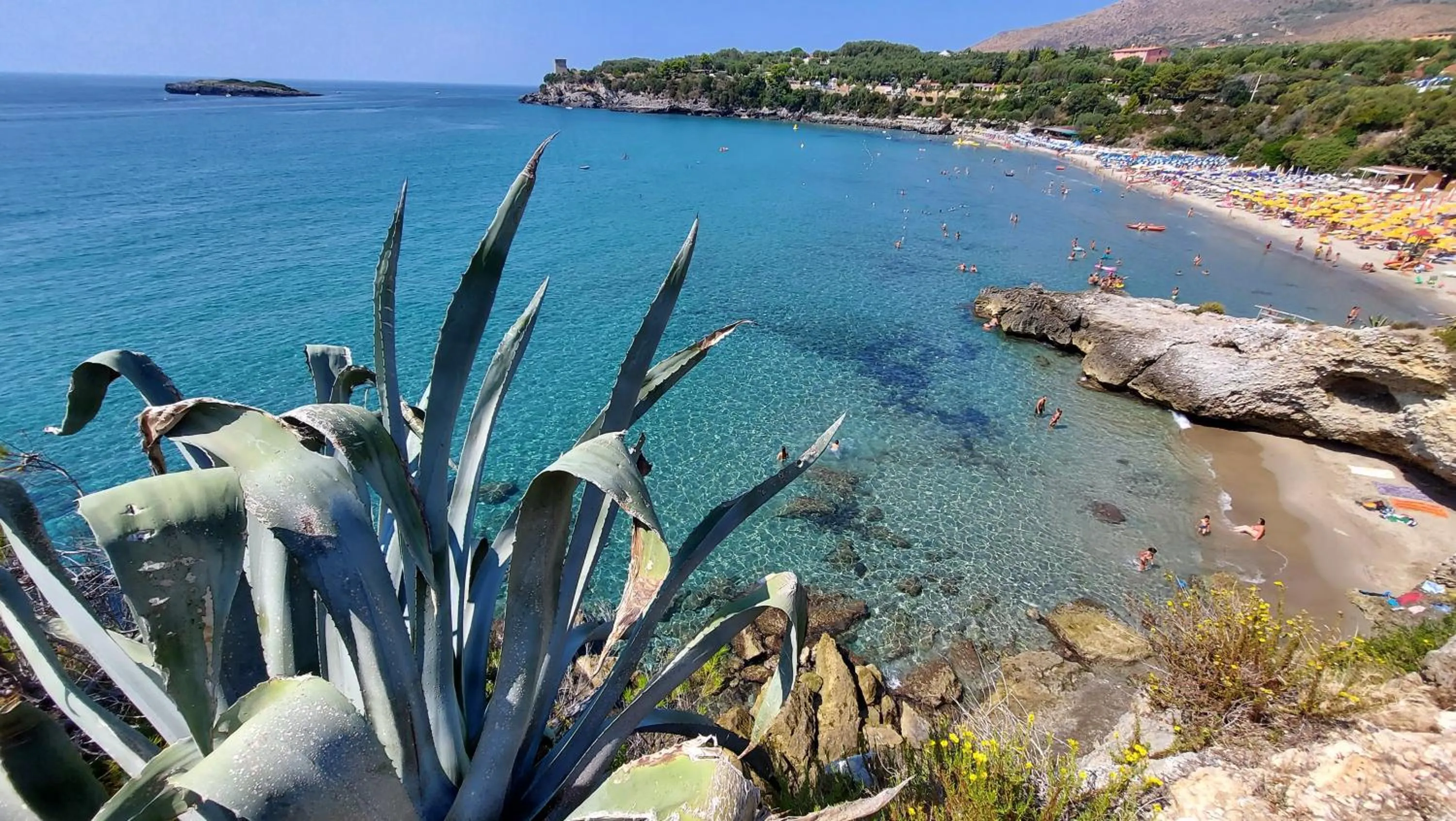 Beach in Hotel Calanca