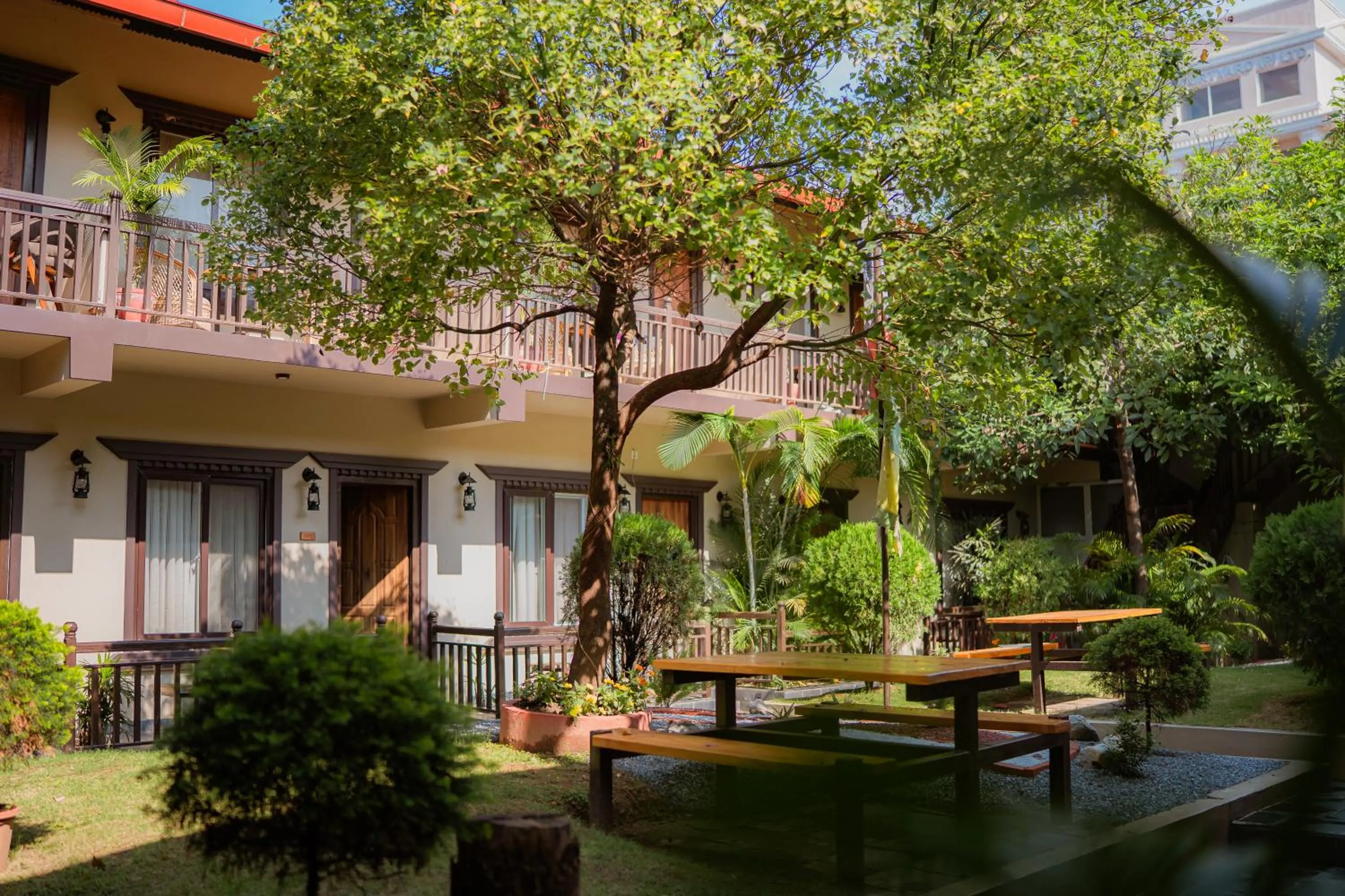 Garden in Busy Bee Resort, Pokhara