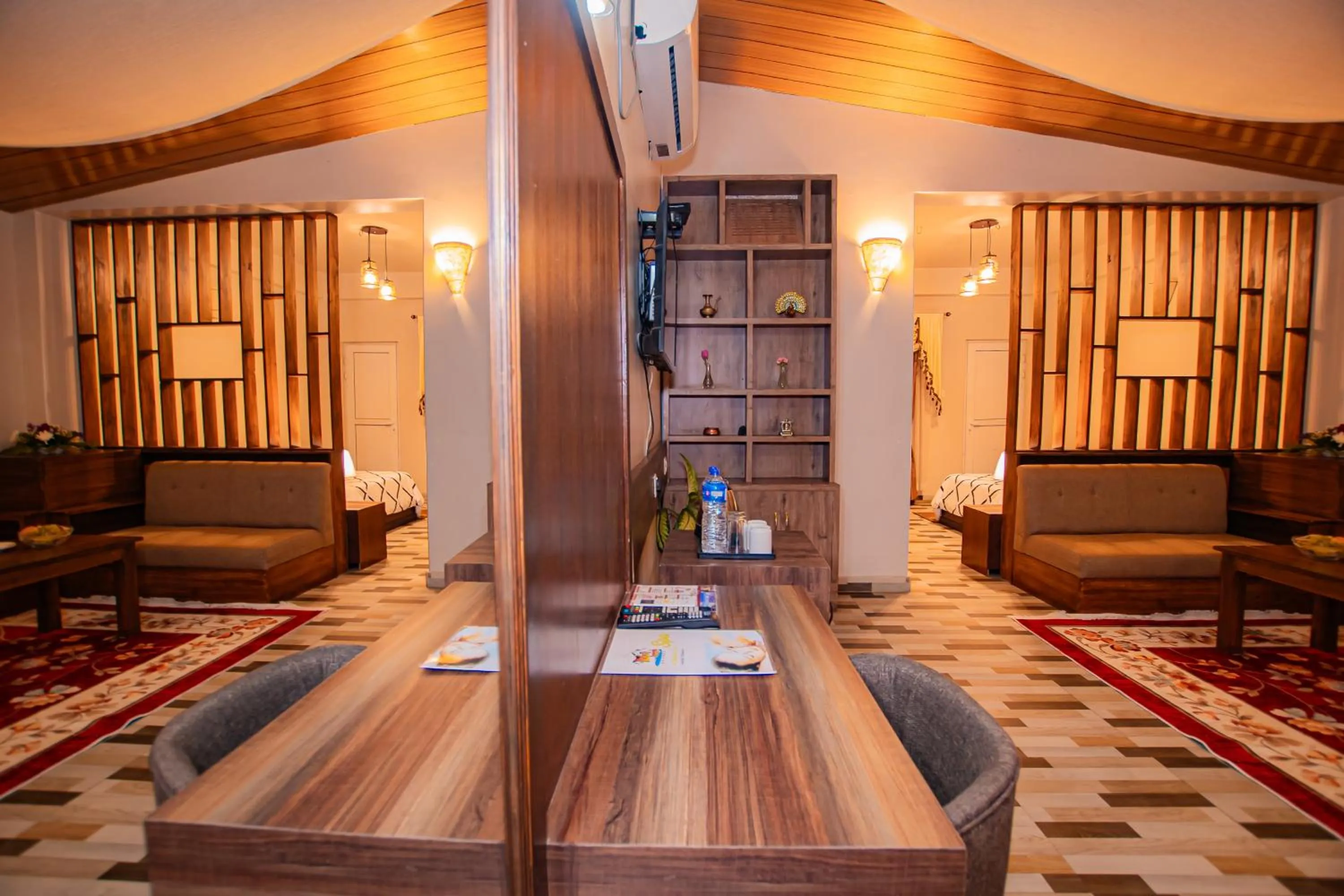 Living room in Busy Bee Resort, Pokhara