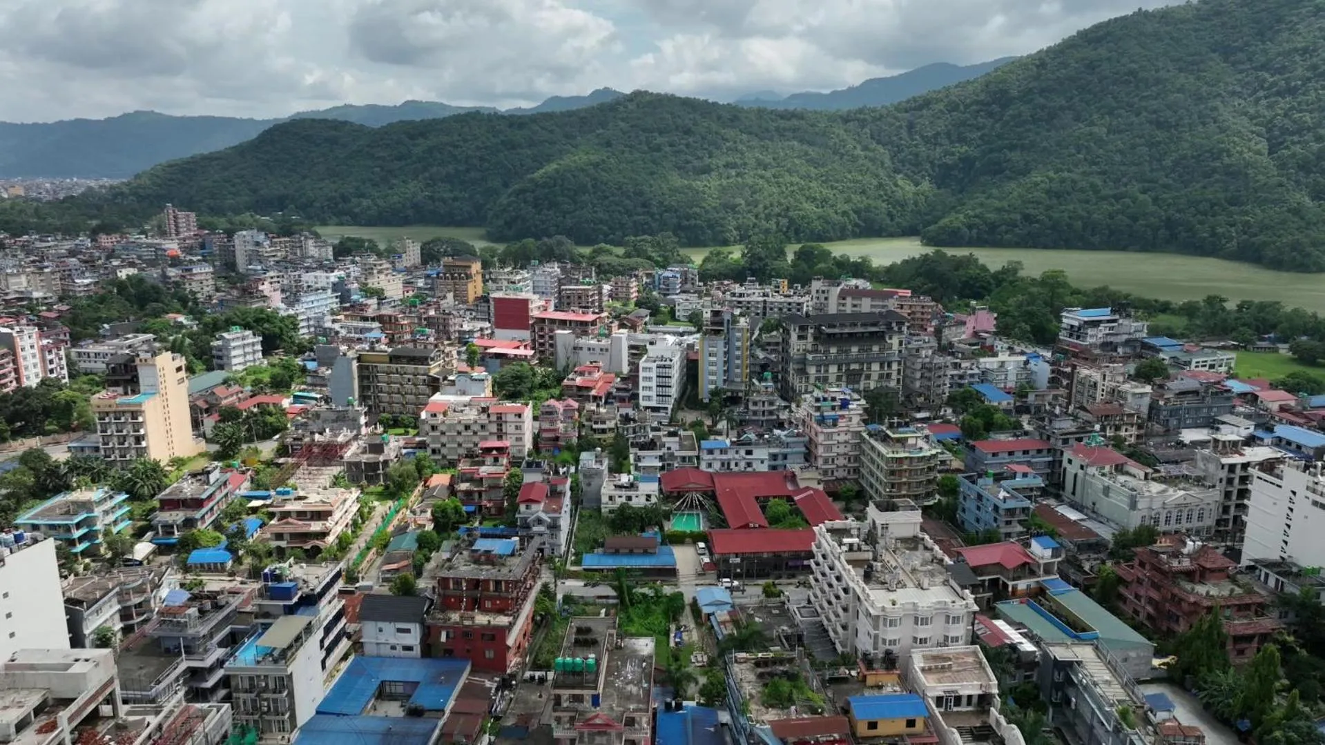 Natural landscape in Busy Bee Resort, Pokhara
