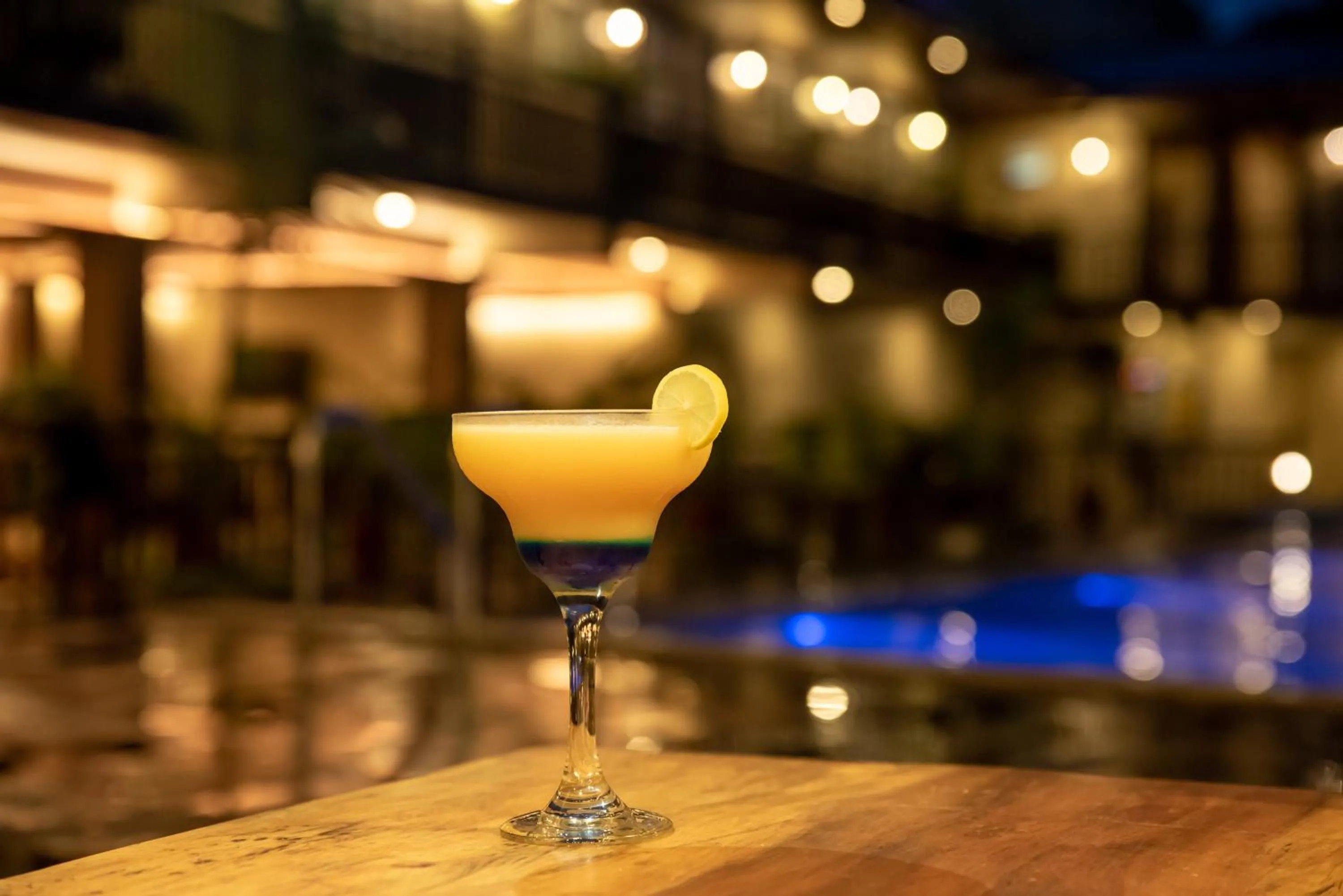 Drinks in Busy Bee Resort, Pokhara