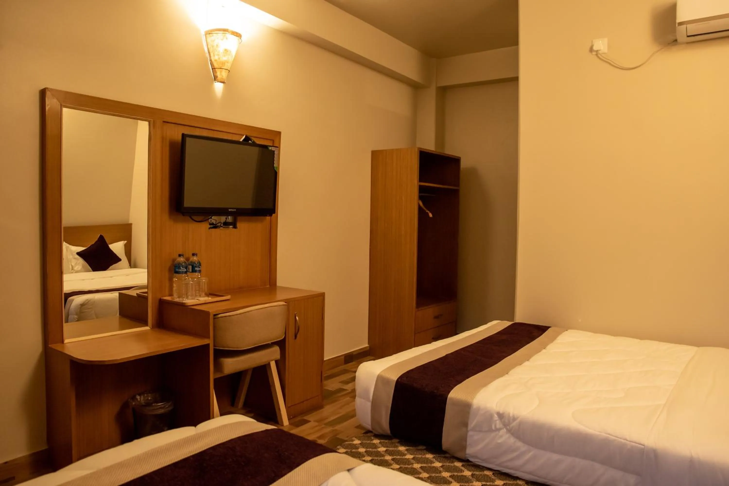 Photo of the whole room, Bed in Busy Bee Resort, Pokhara