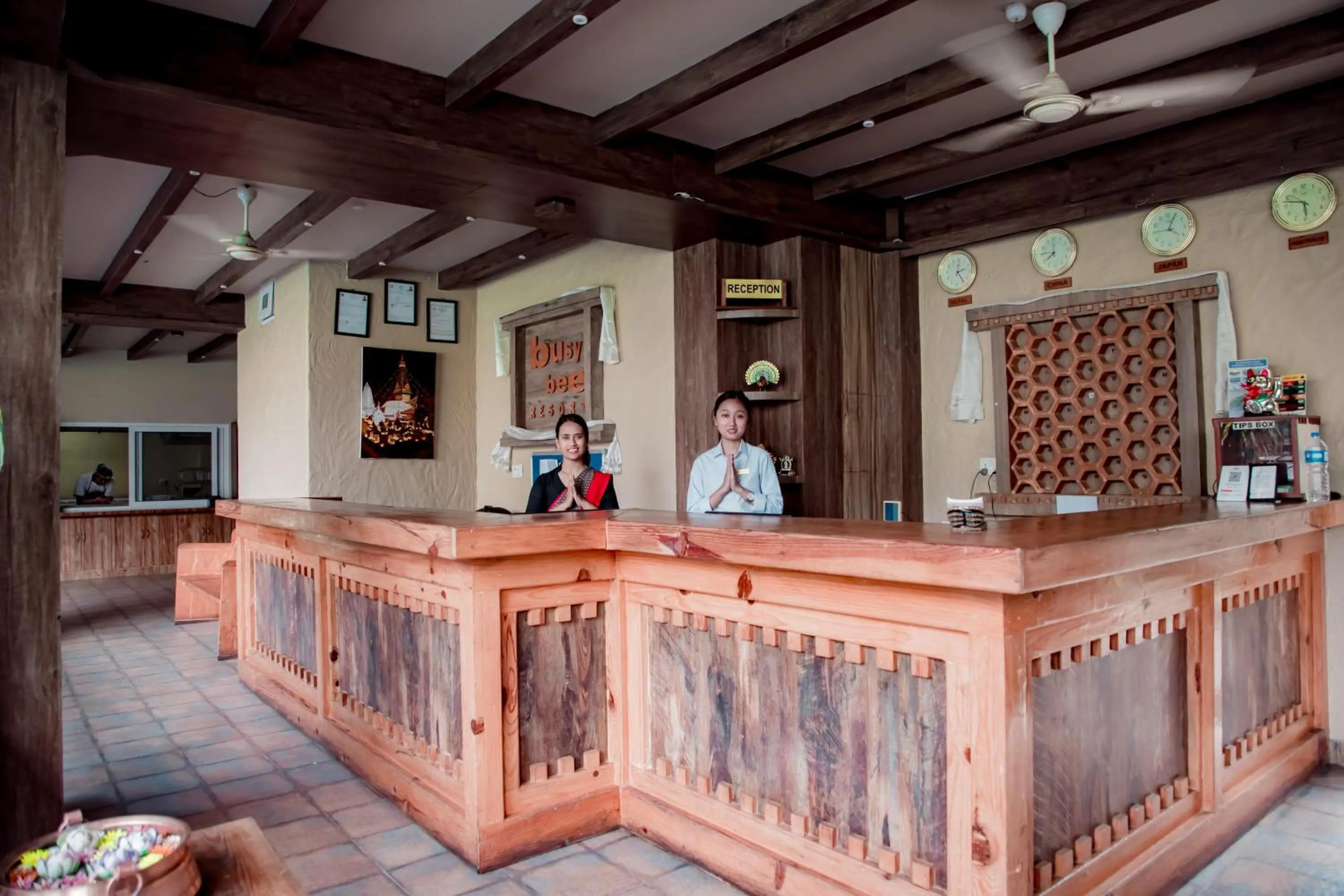 Lobby or reception in Busy Bee Resort, Pokhara