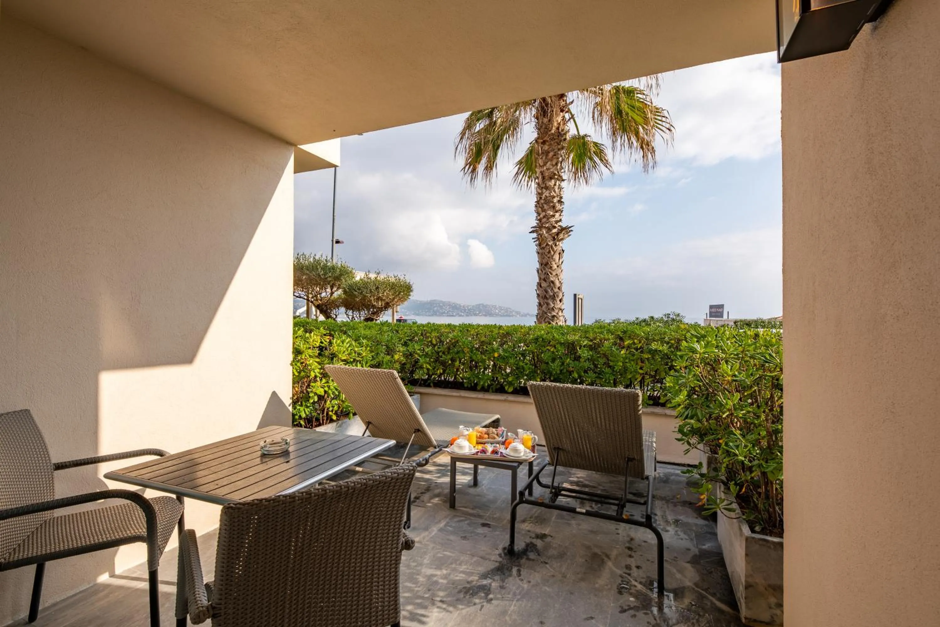 Balcony/Terrace in Hôtel La Plage