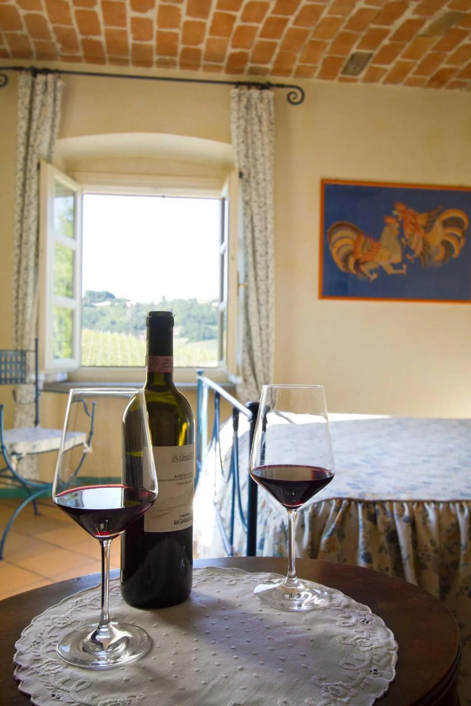 Alcoholic drinks in La Giribaldina Winery & Farmhouse