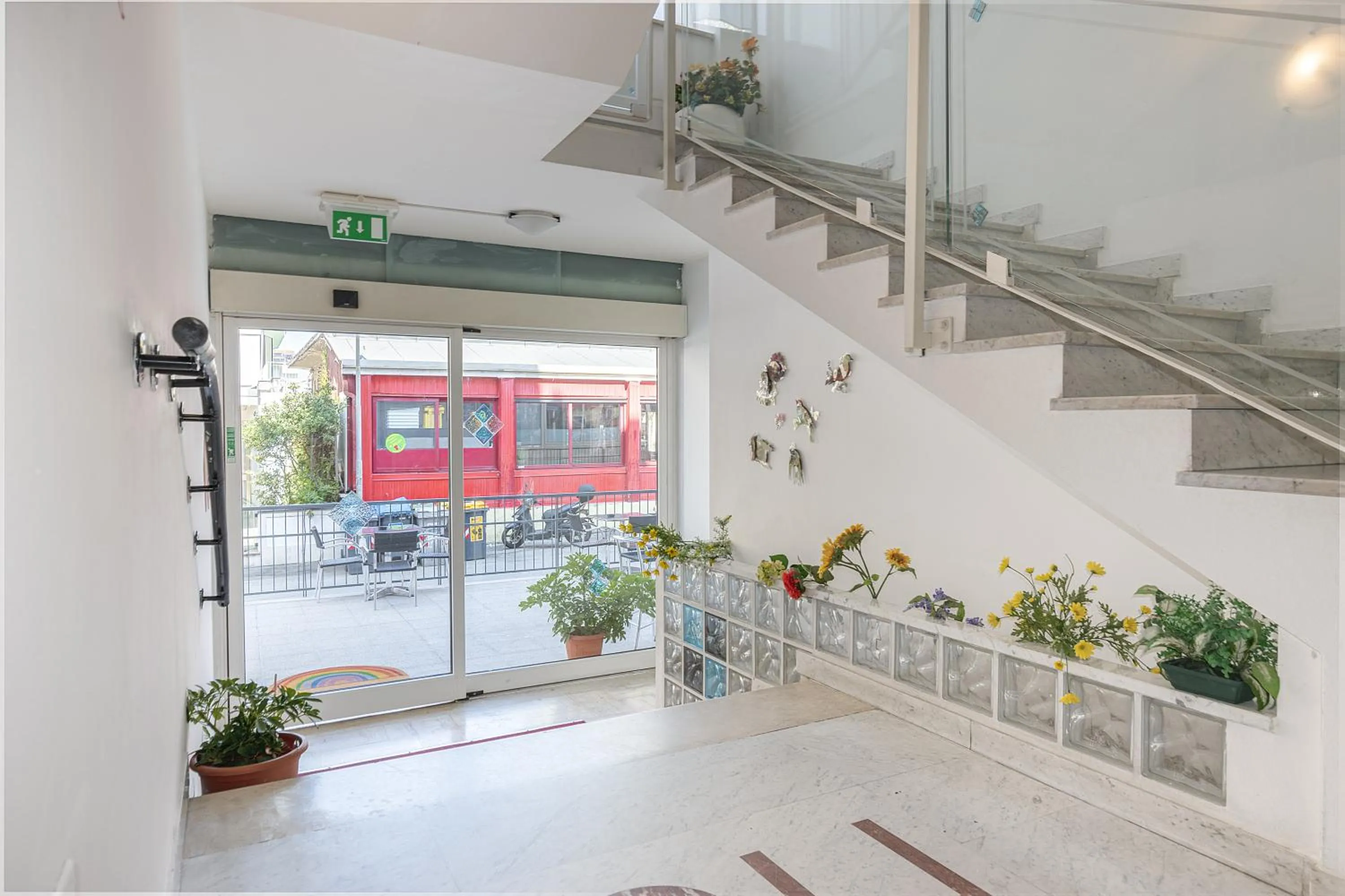 Lobby or reception in Hotel Santiago