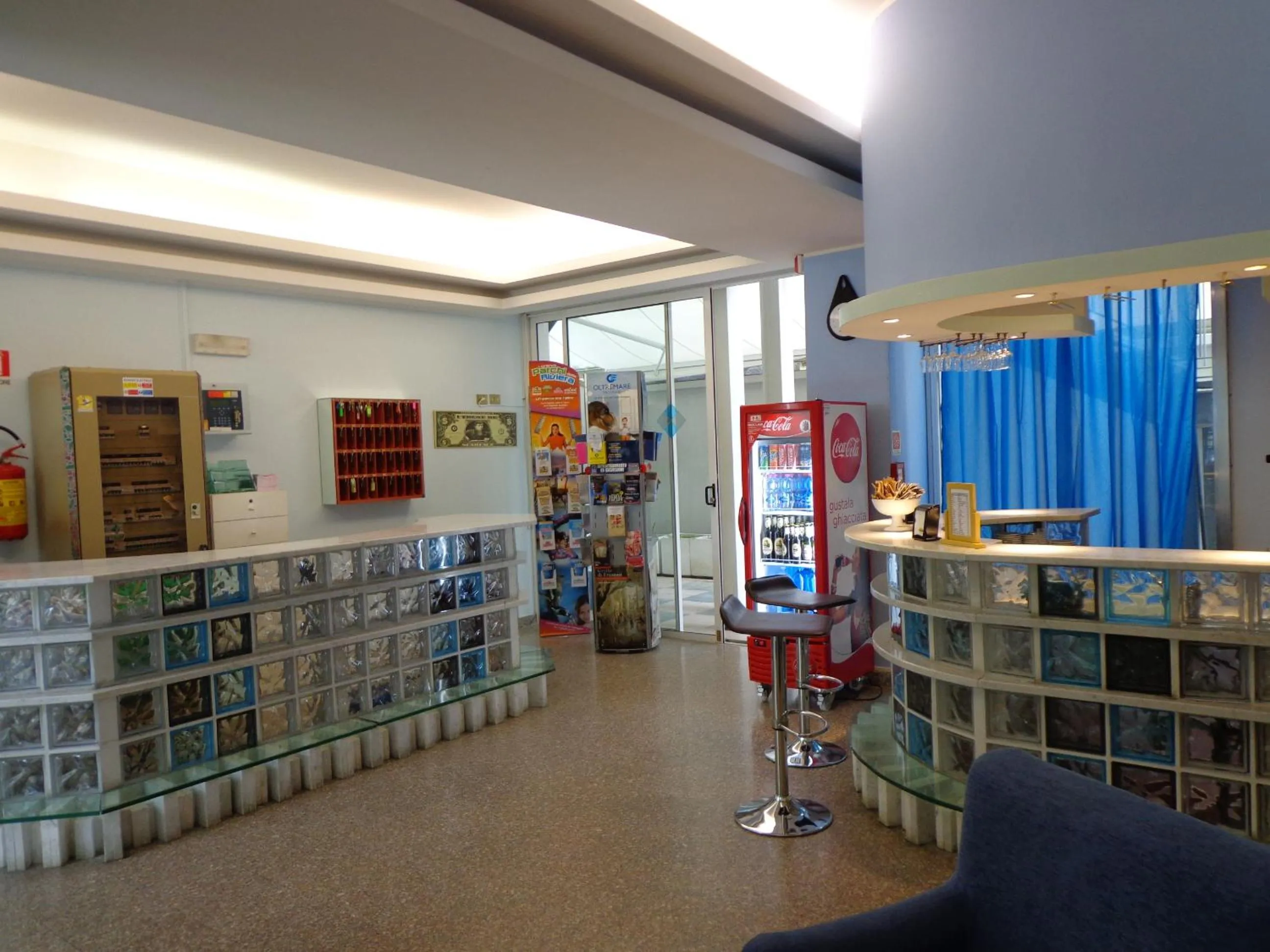 Lobby or reception in Hotel Santiago