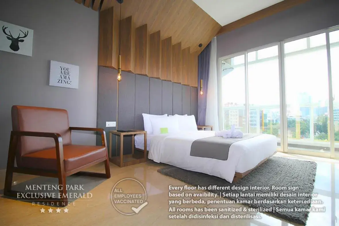 Bed in Menteng Park Exclusive Emerald Bed in Menteng Park Exclusive Emerald