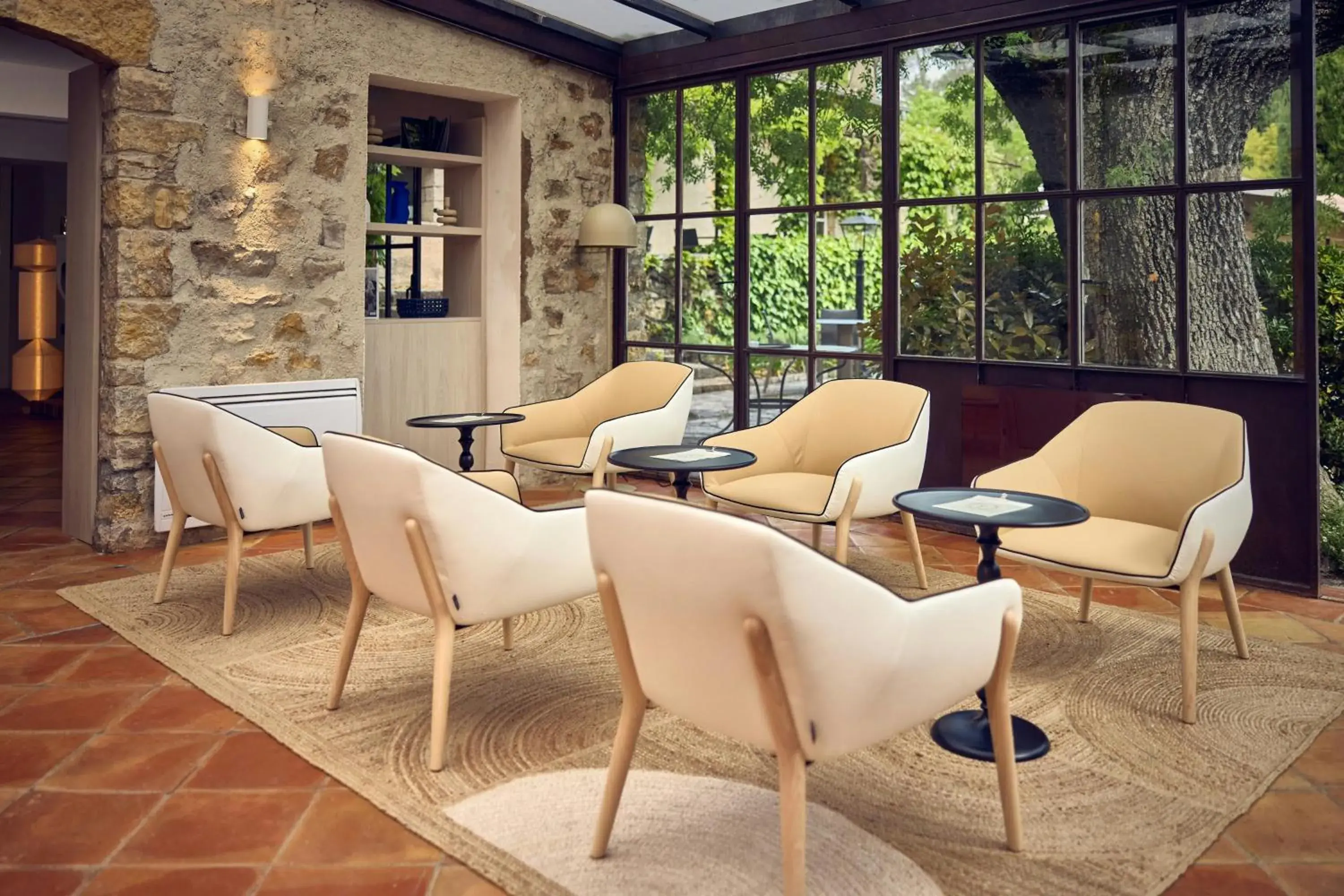 Lounge or bar in La Bastide de Mougins, a Tribute Portfolio Hotel Lounge or bar in La Bastide de Mougins, a Tribute Portfolio Hotel