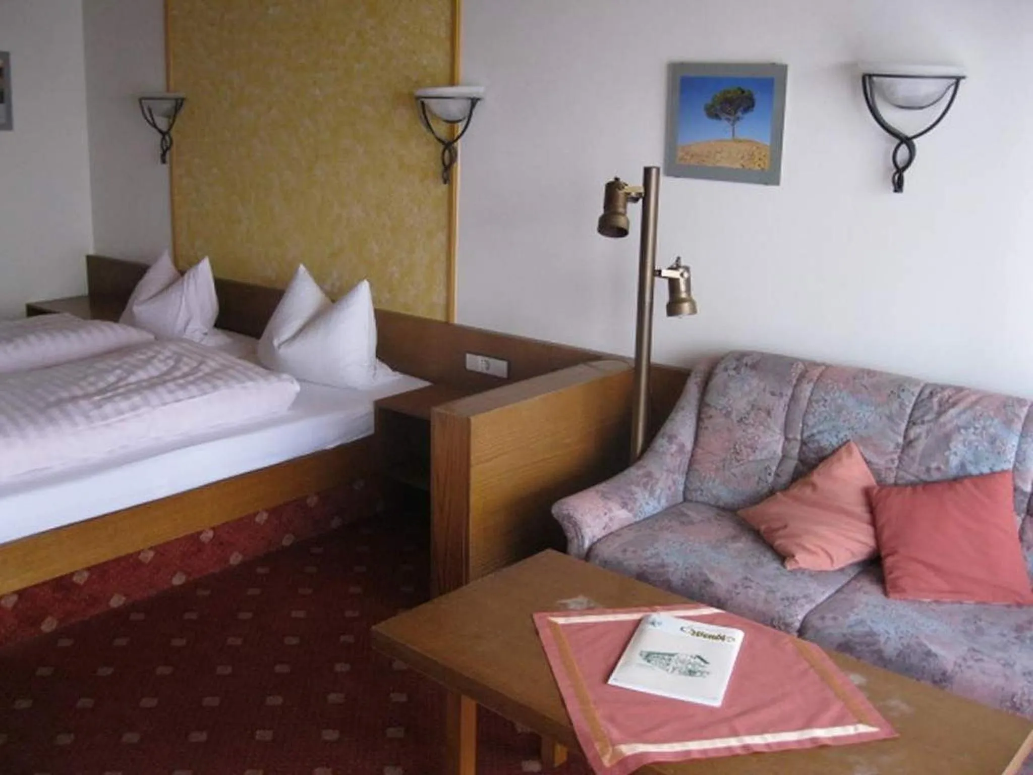 Bed in Hotel Bräukeller