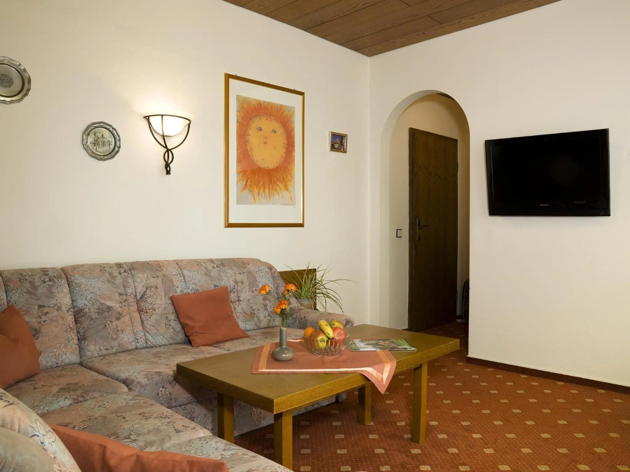 Seating area in Hotel Bräukeller